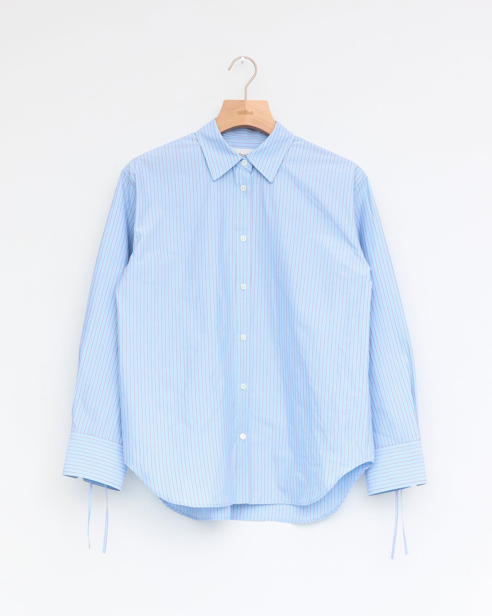 Silk Cotton Dress Shirt, Sax