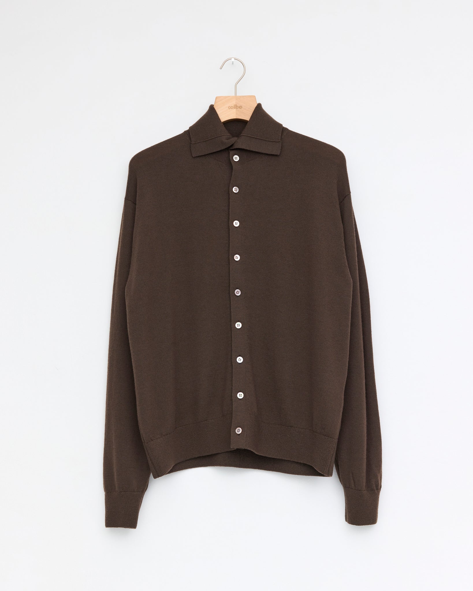 Wool Cardigan, Brown