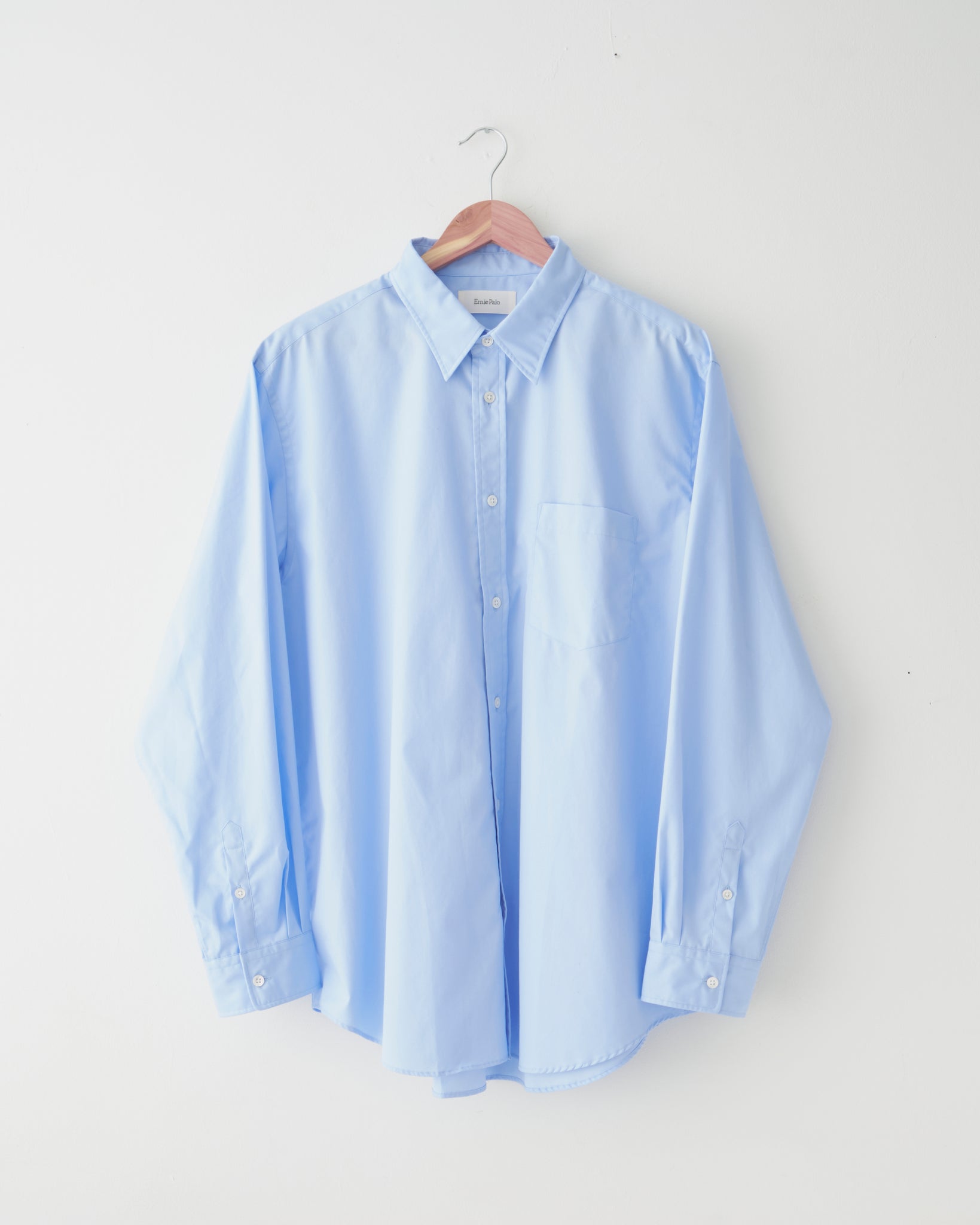 Cotton Buttoned Shirt, Sax