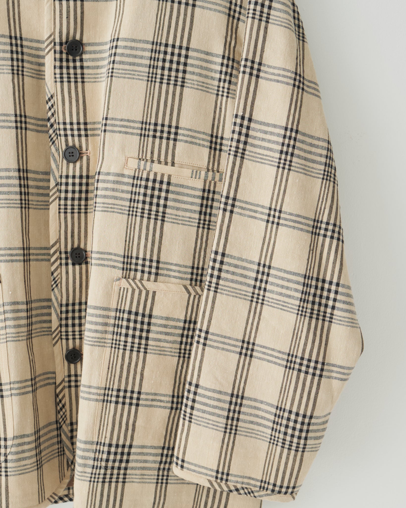 Plaid Jacket, Beige