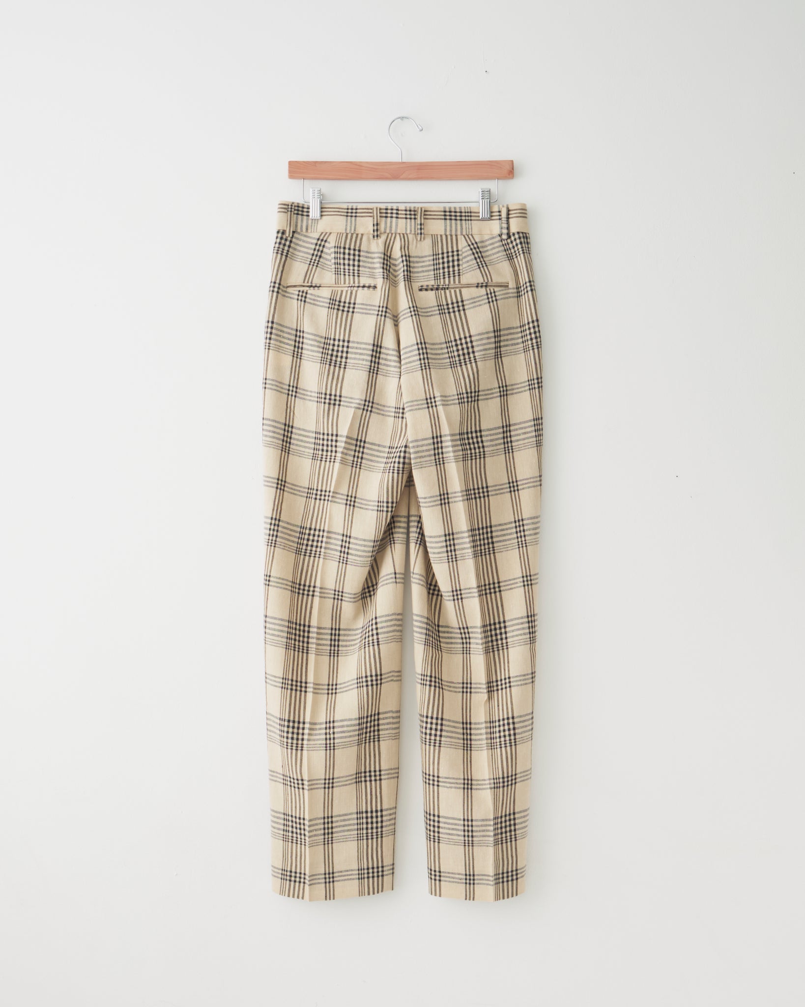 Plaid Pants, Beige