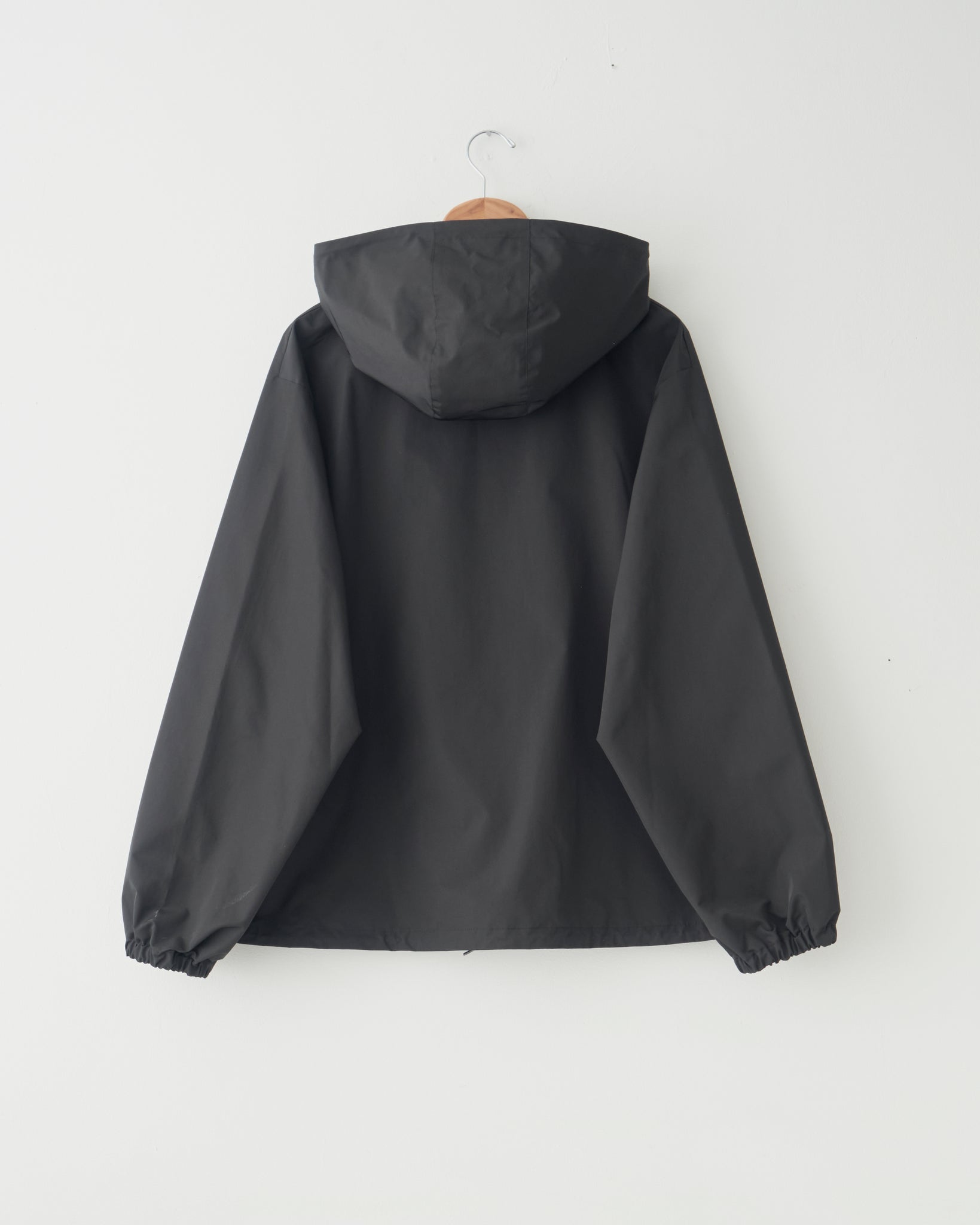 Polyester Blend Blouson, Black