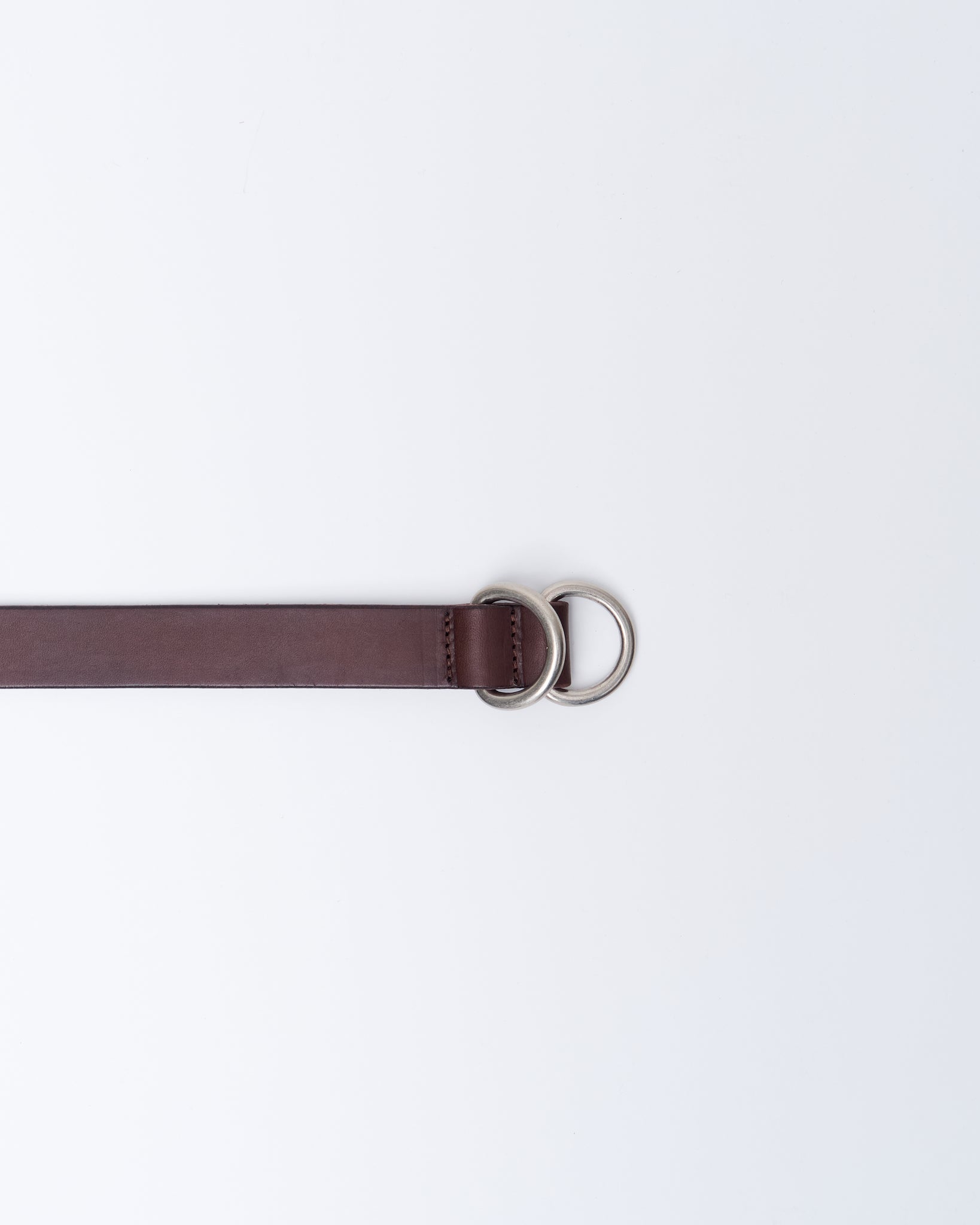 Ring Belt Slim, Brown