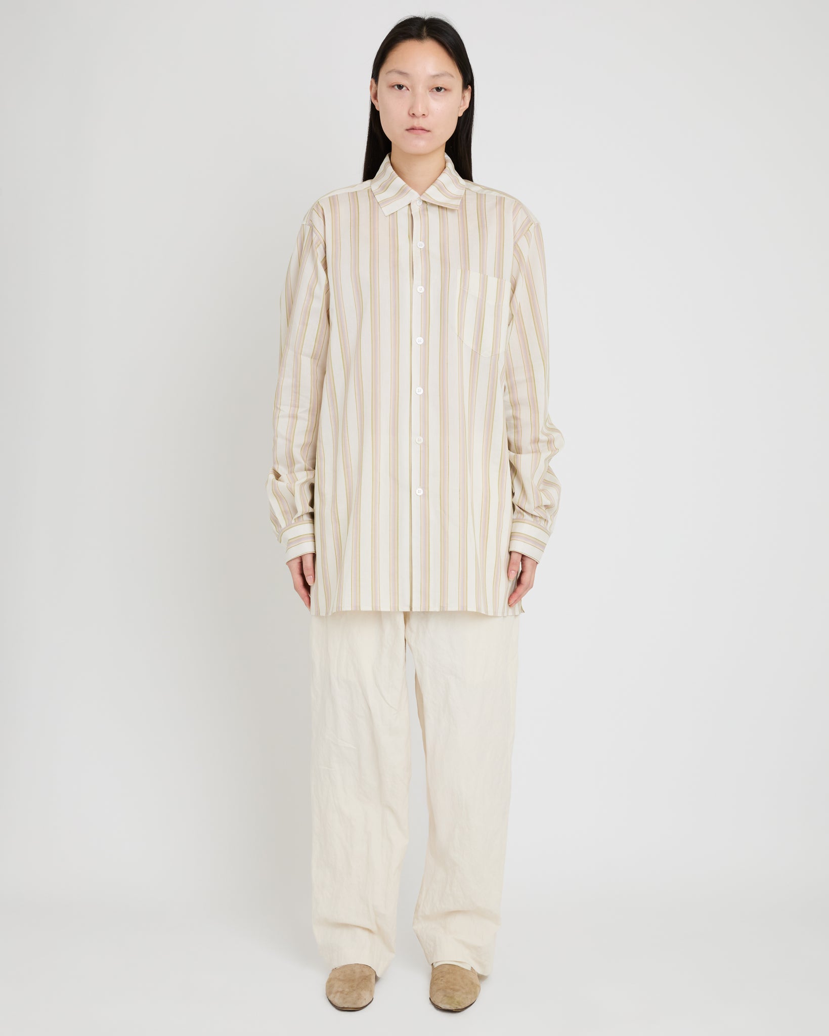 Grace Shirt, Multi-Color Stripe