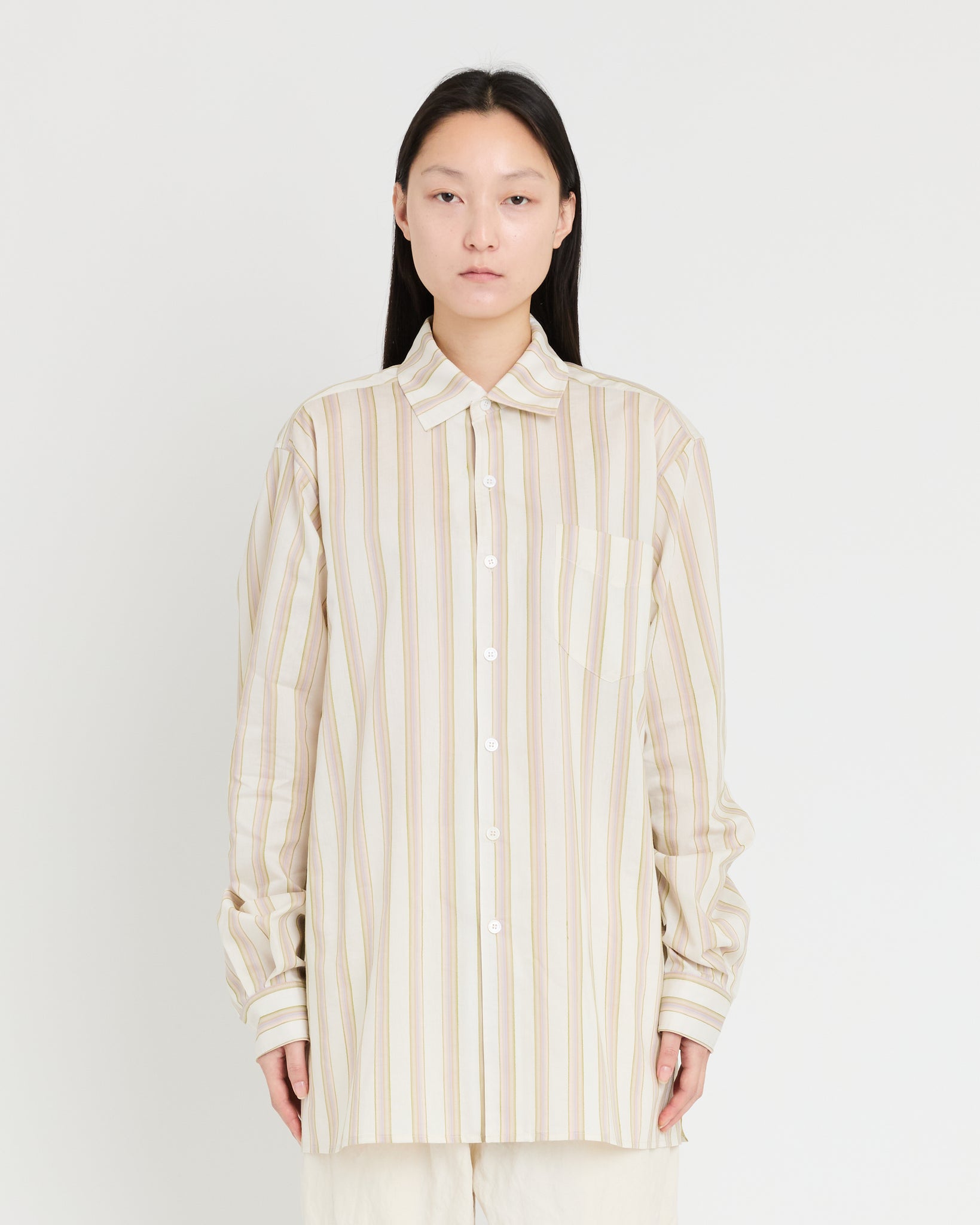 Grace Shirt, Multi-Color Stripe