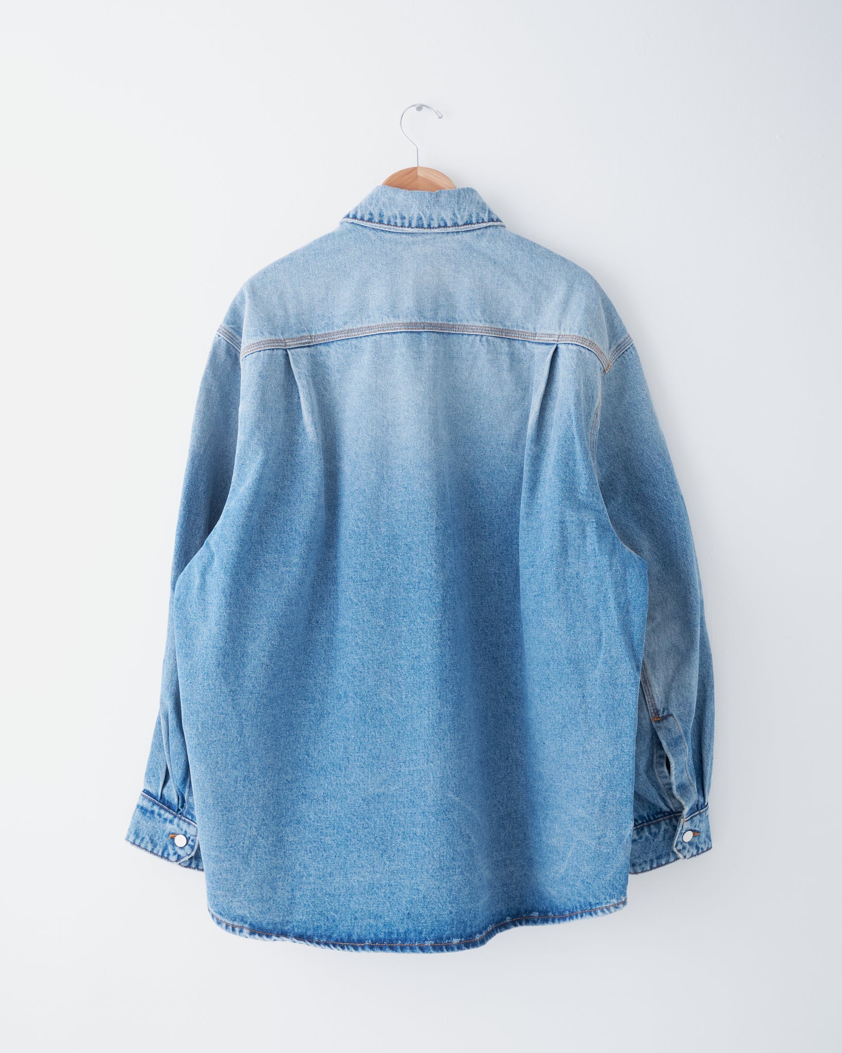 Denim Overshirt, Light/Pastel Blue