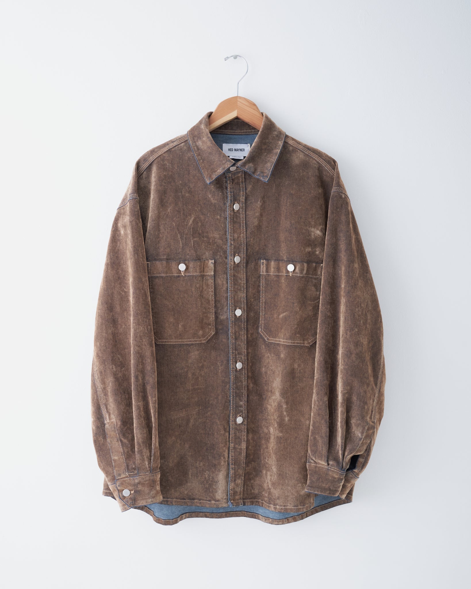 Denim Overshirt, Medium Beige