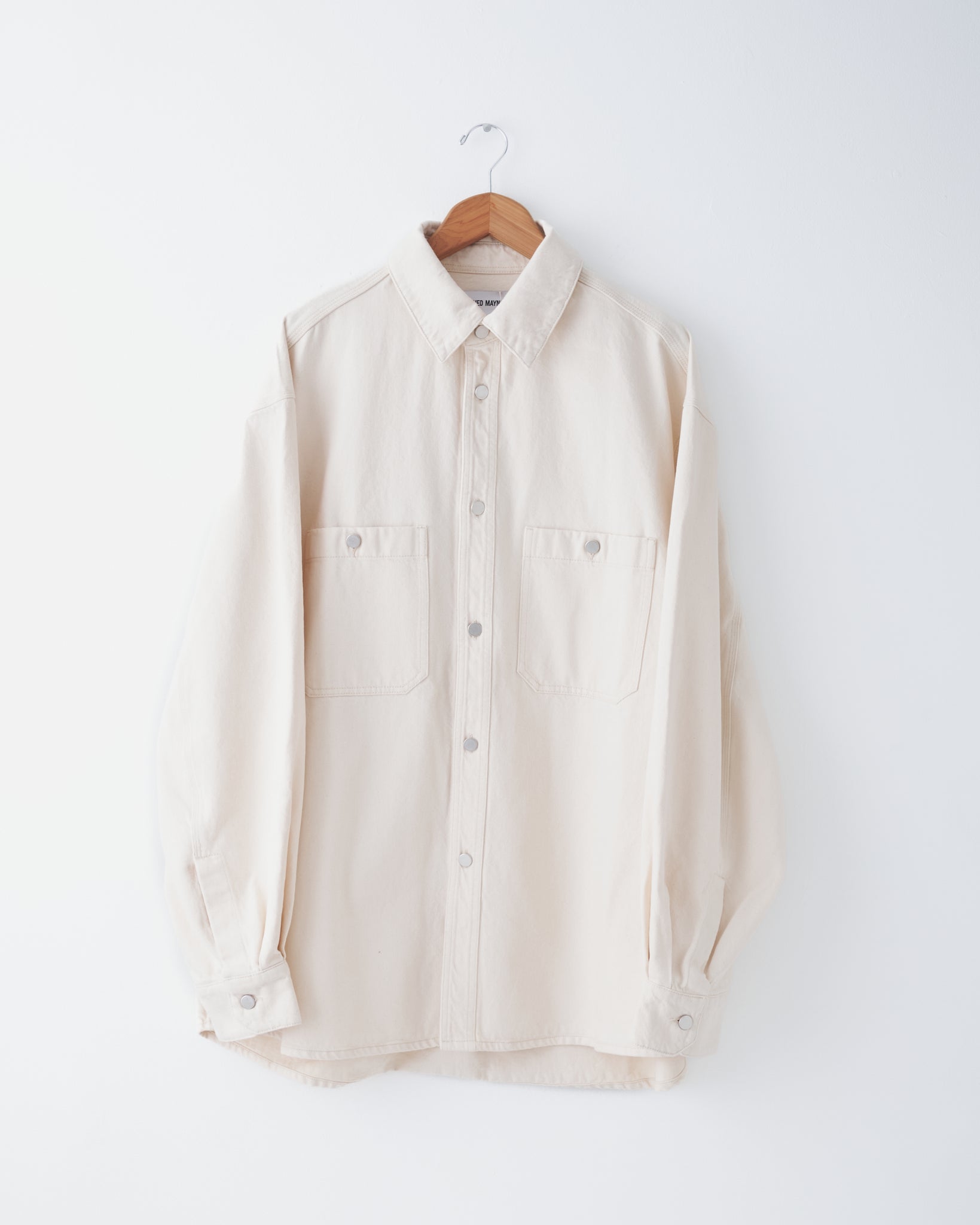 Denim Overshirt, White