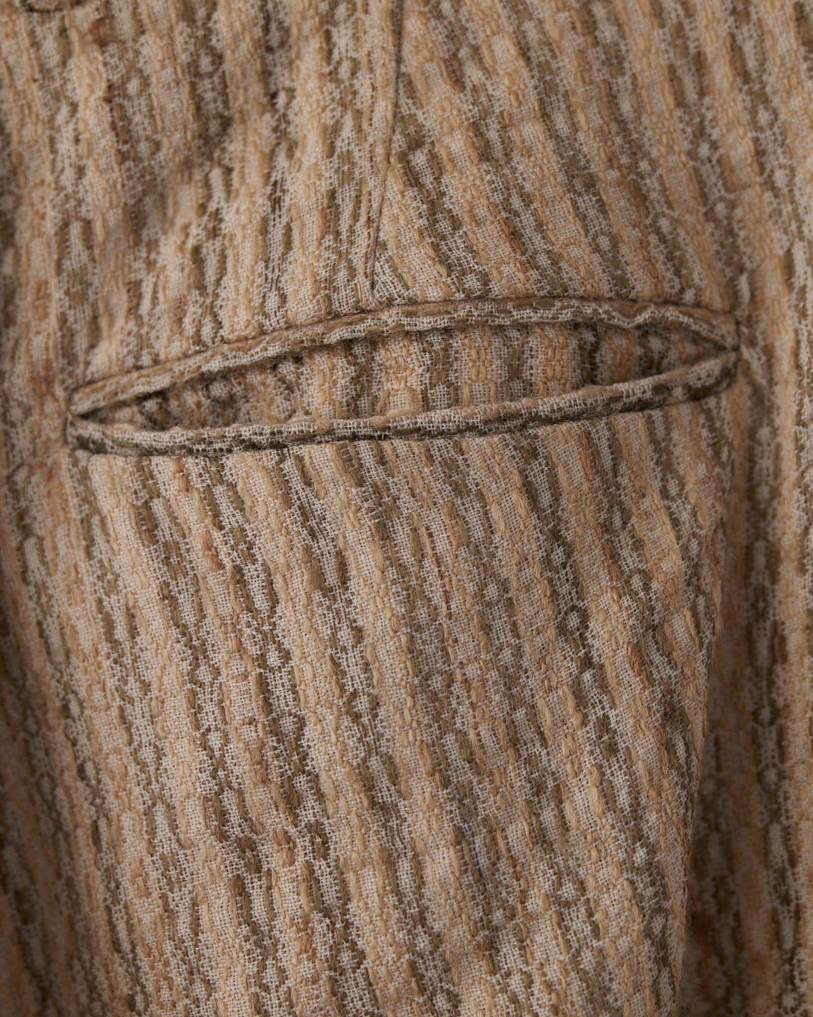 Pleated Trousers, Wool & Silk Woven