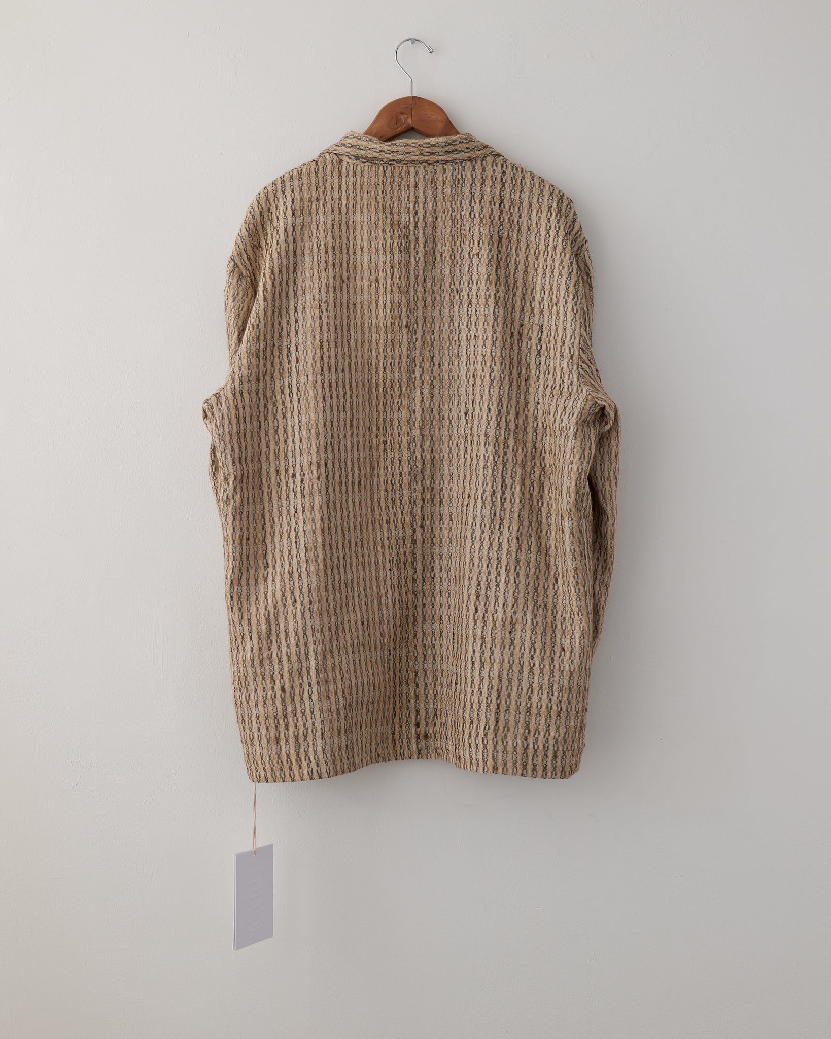 Single Breasted Blazer, Wool & Silk Woven Handloom Jacquard