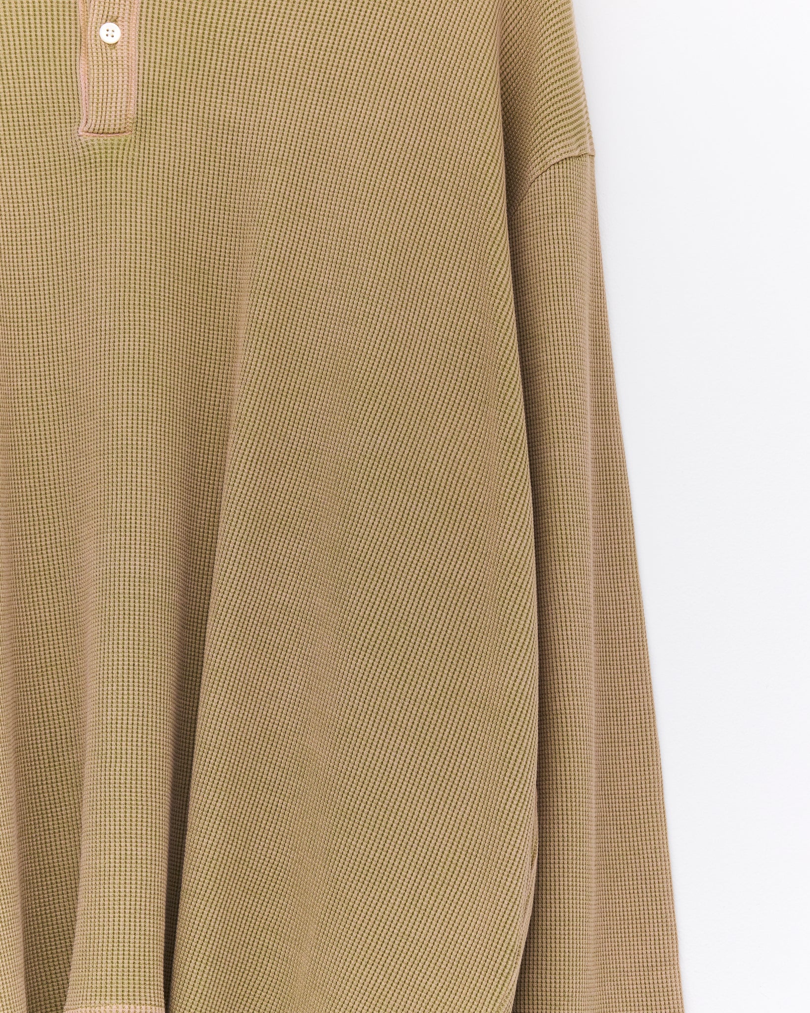 Garment Dye Waffle, Beige