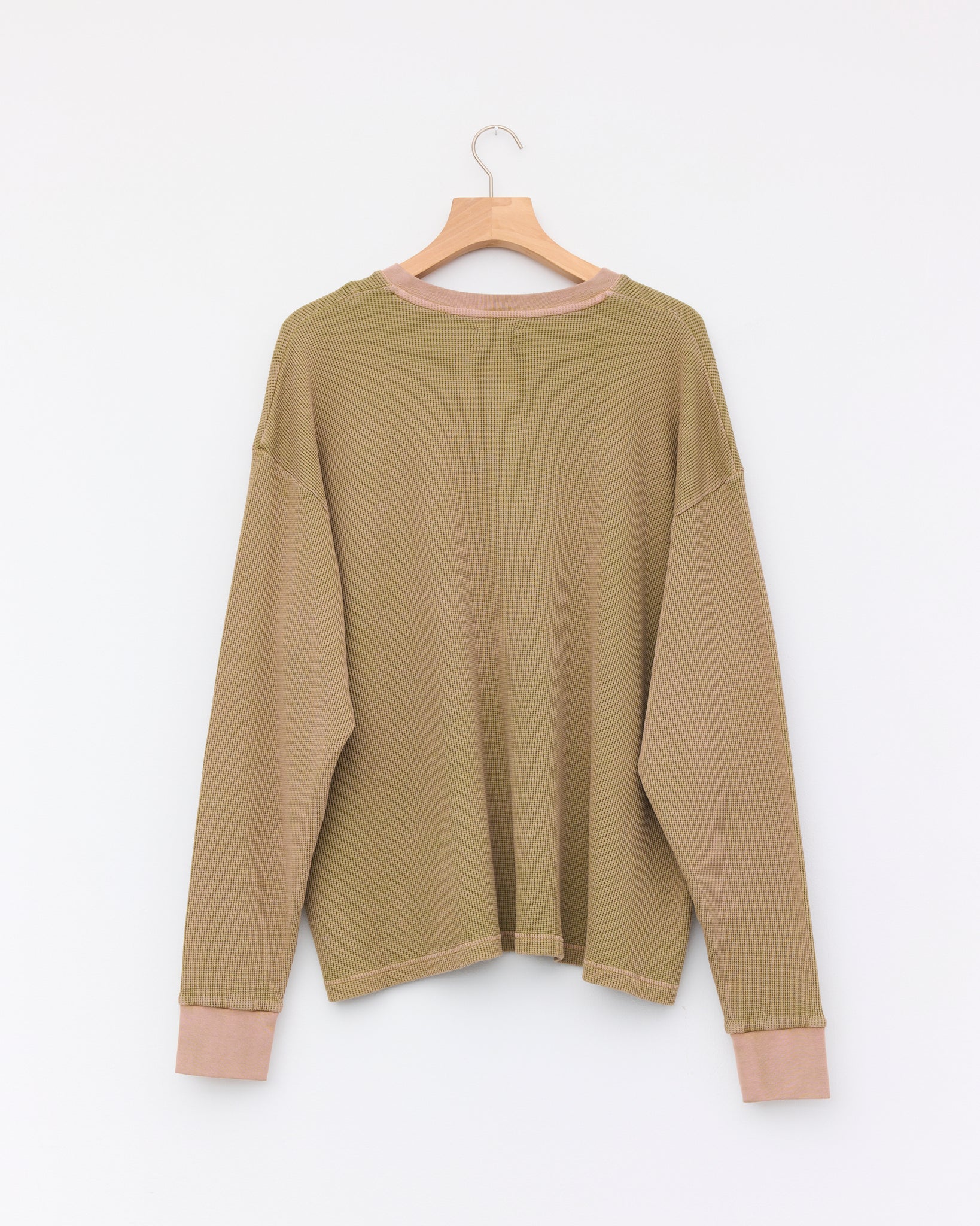 Garment Dye Waffle, Beige