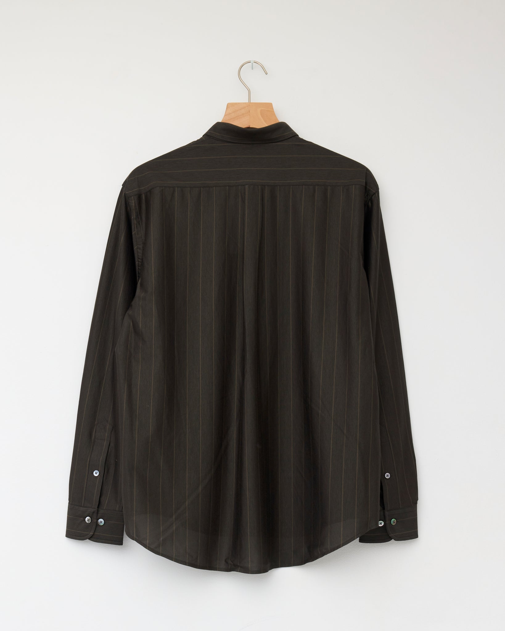 Modest Stripe Shirt, Grey