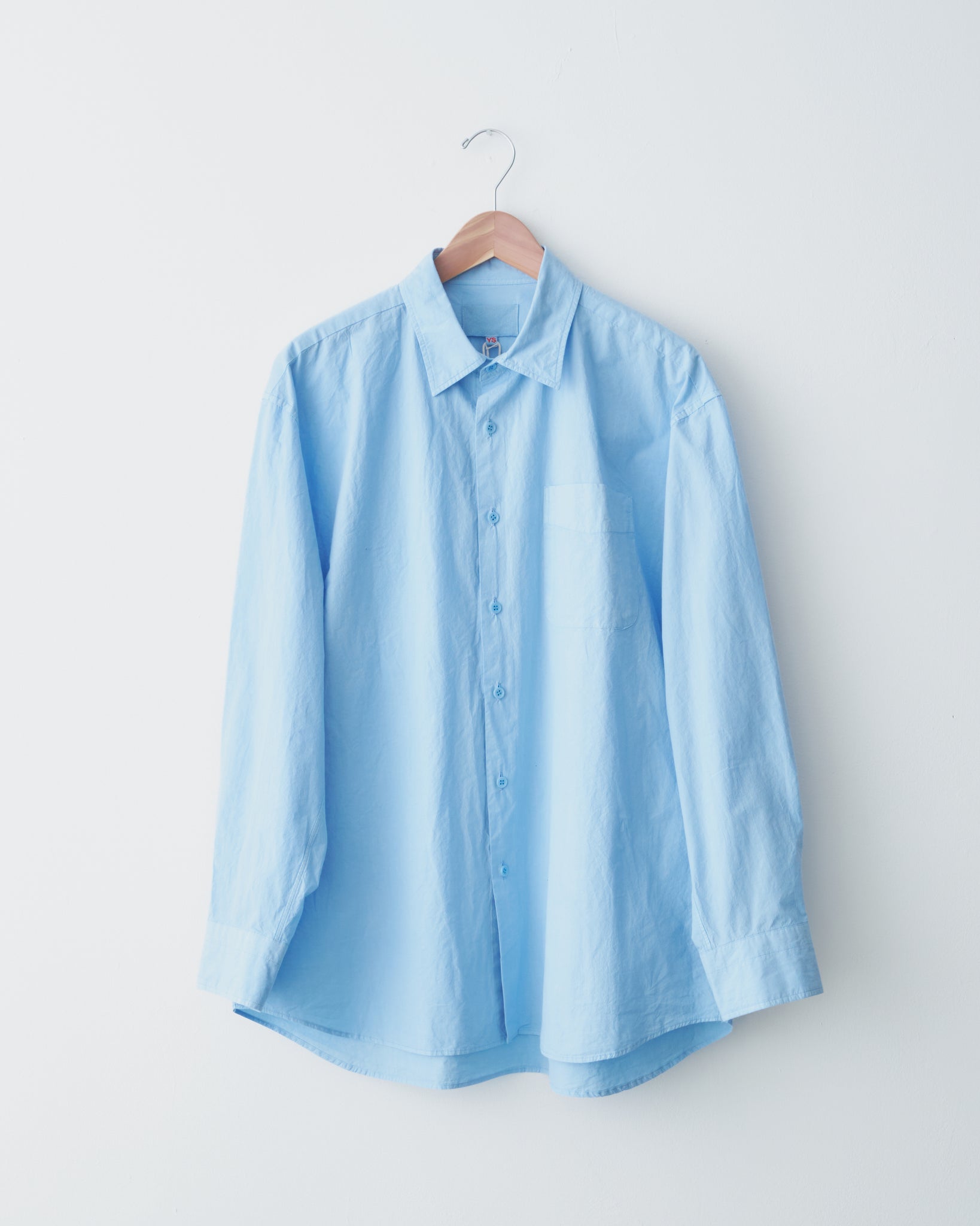 Regular Collar Shirt, Sky Blue