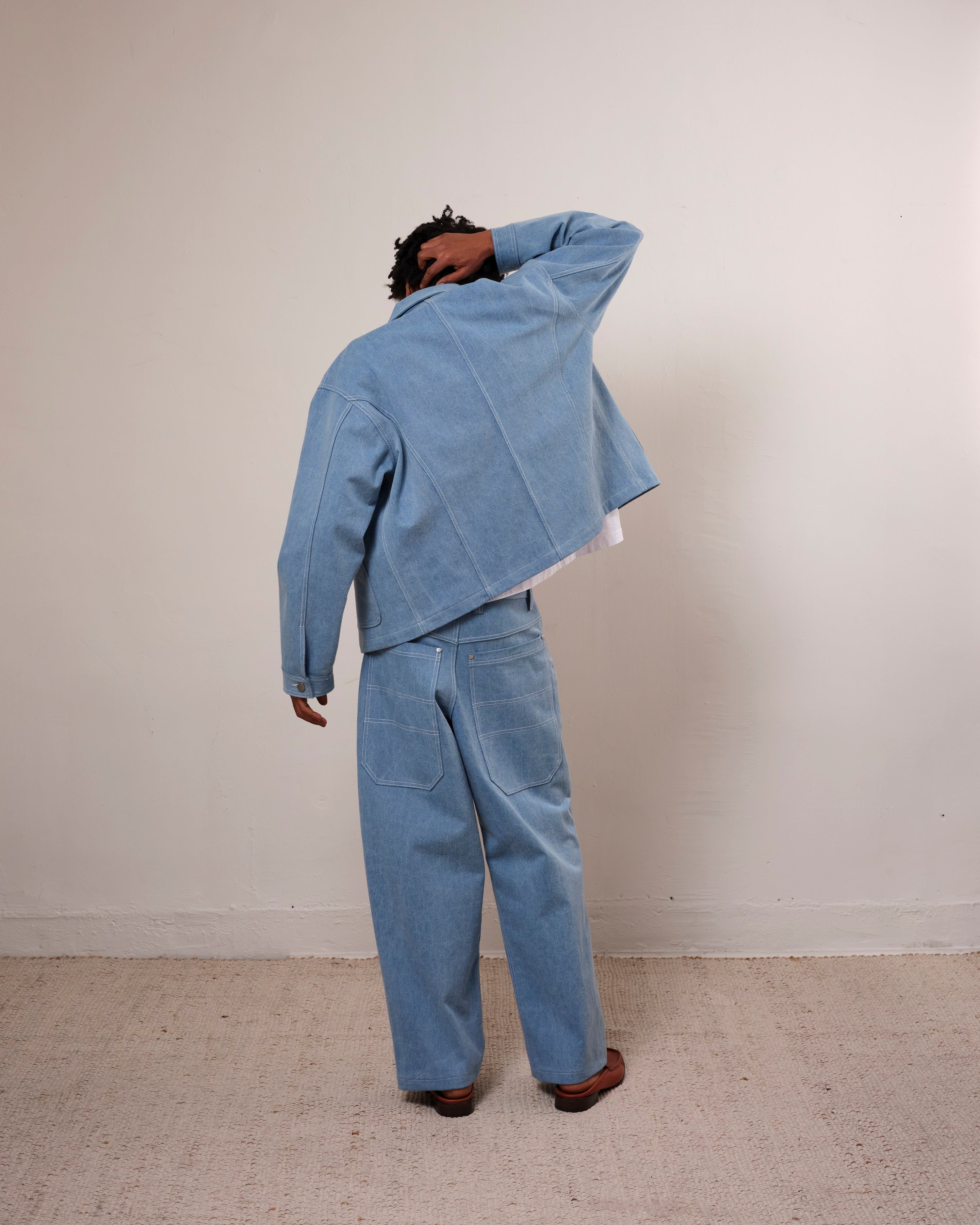 Big Pocket Denim, Denim Sky Blue – Colbo