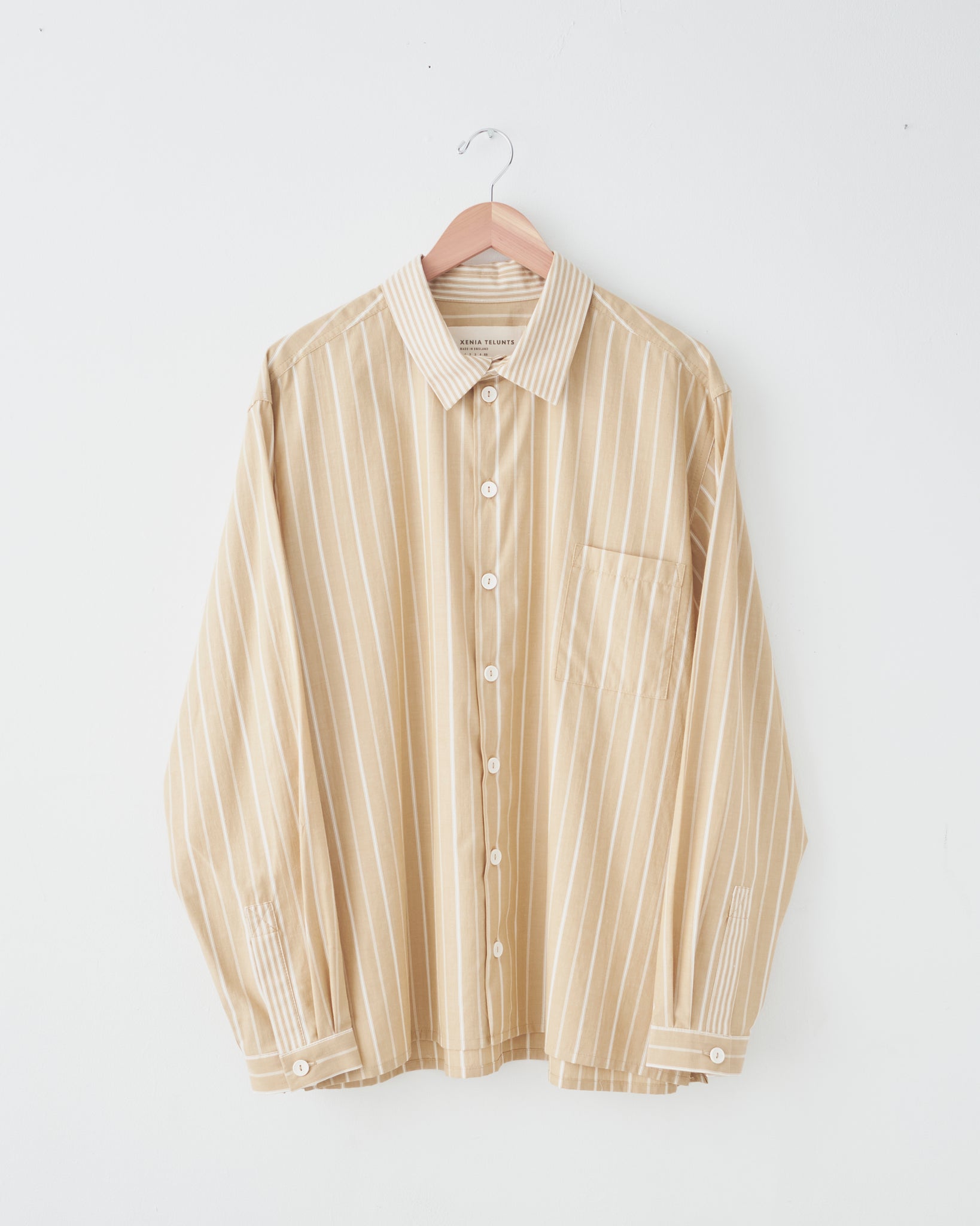 Daily Shirt, Brown Stripe