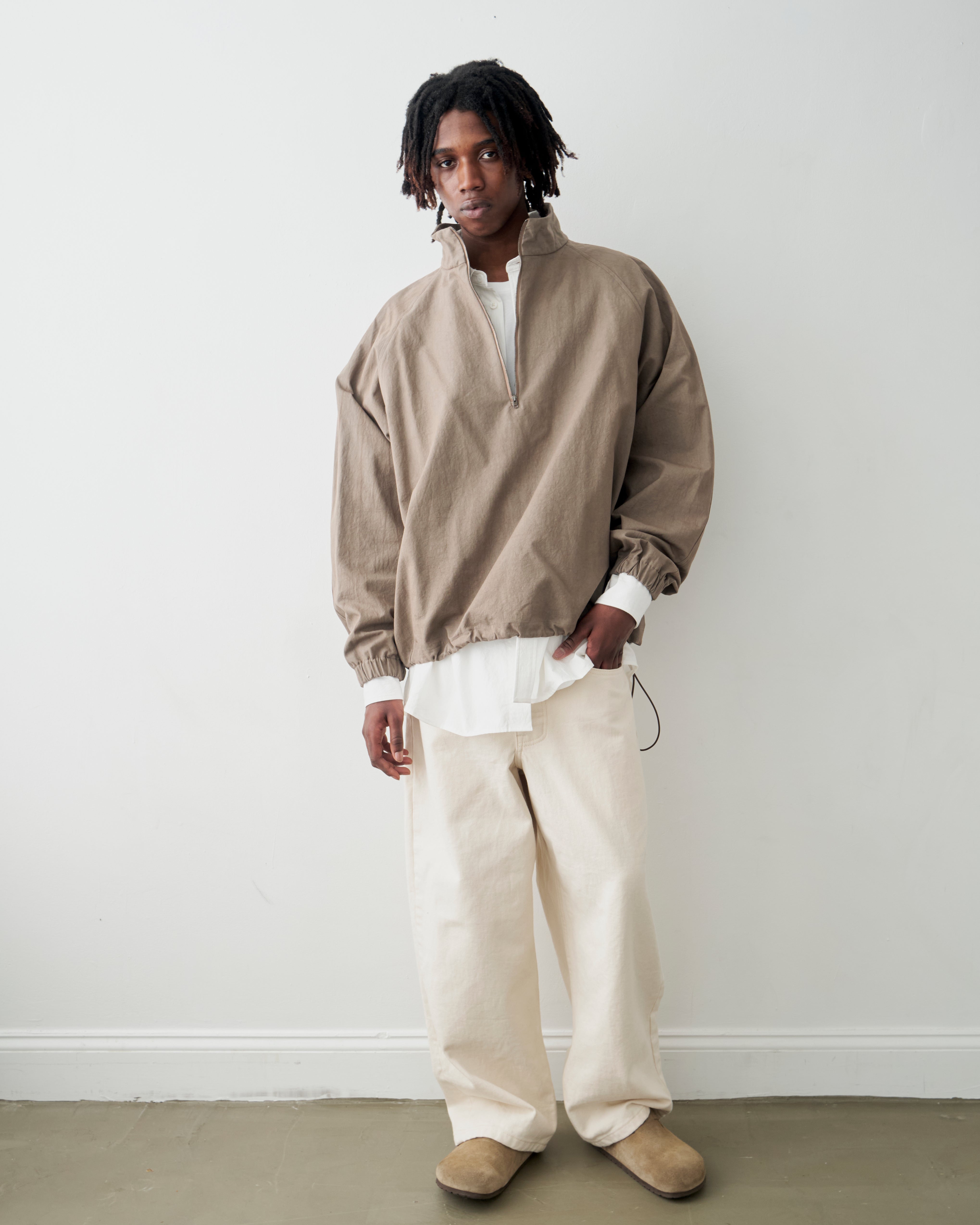 Colbo Half Zip Parka, Greige