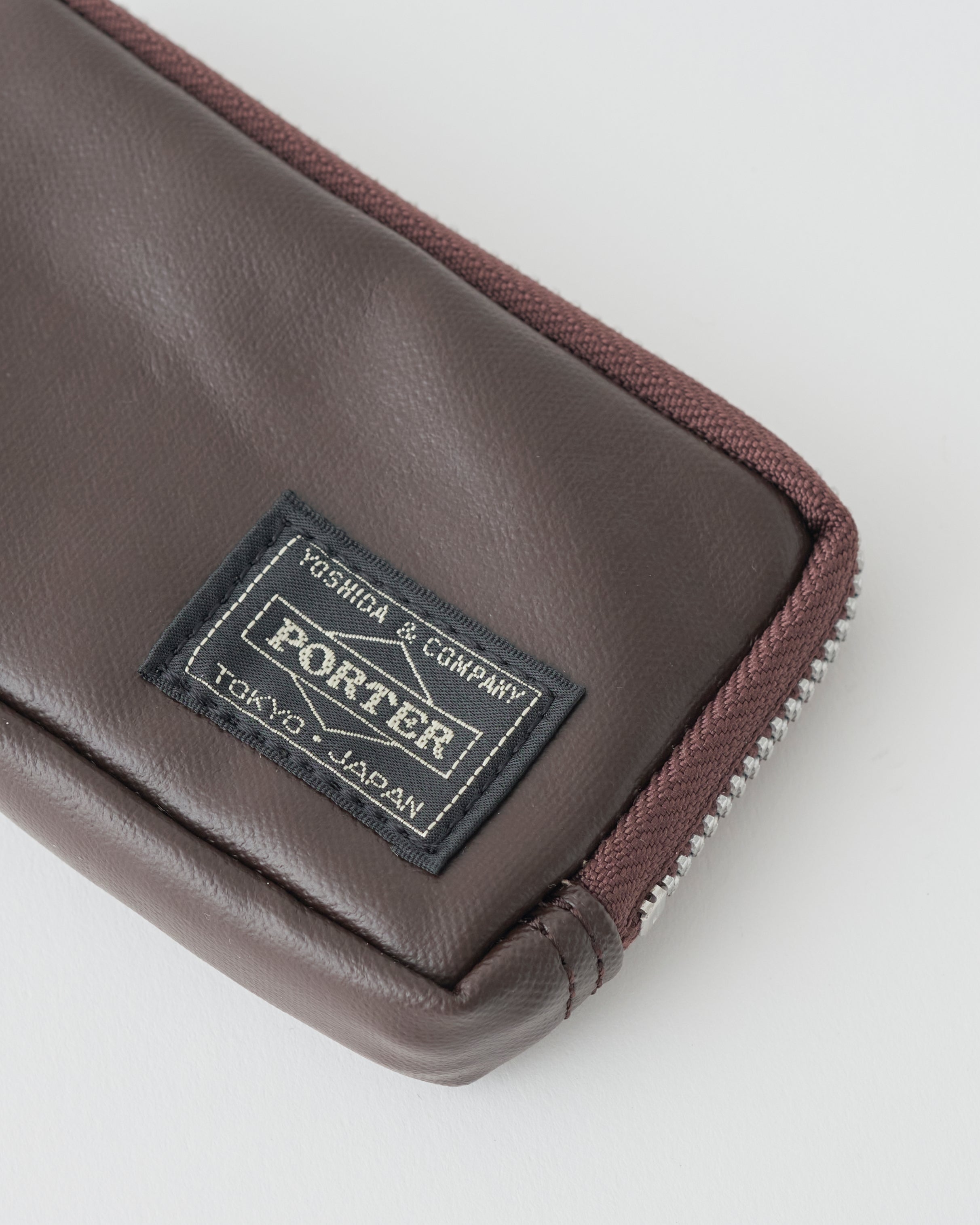 小物 x PORTER LEATHER MONEY COVER