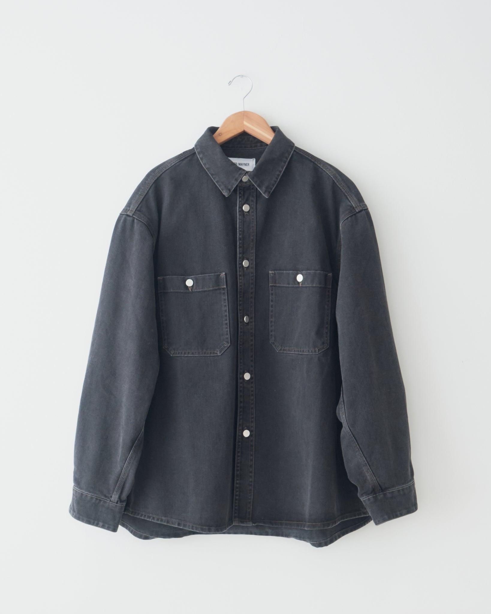 Denim Overshirt, Black