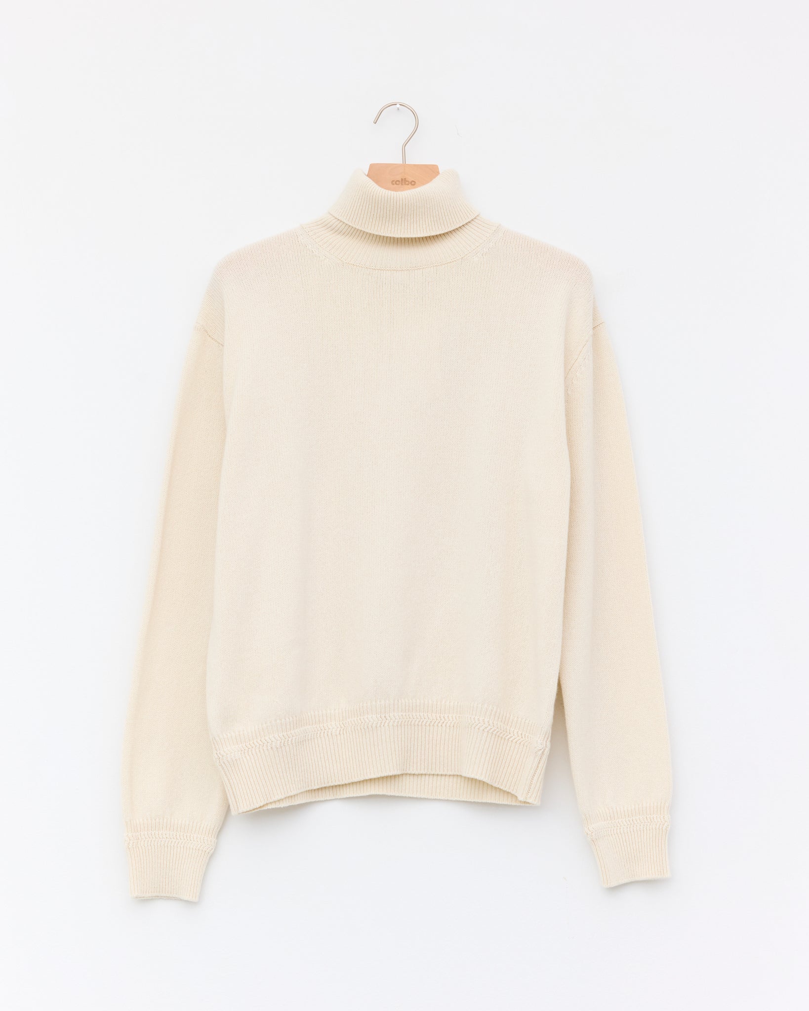 Recycled Cashmere Boxy Jumper, Natural