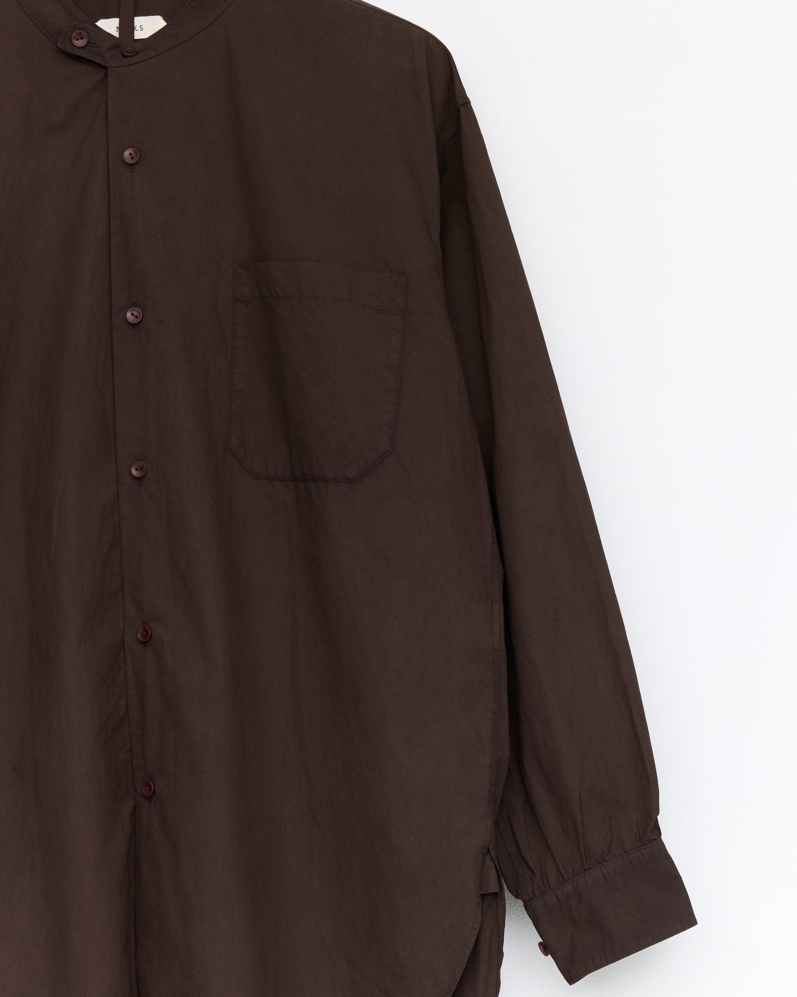 Dress Band Shirt, Mud-Dyeing