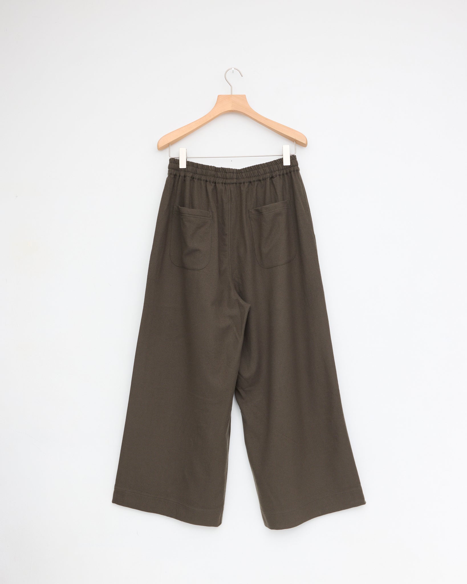 Wide Easy Pants, Brushed Taupe