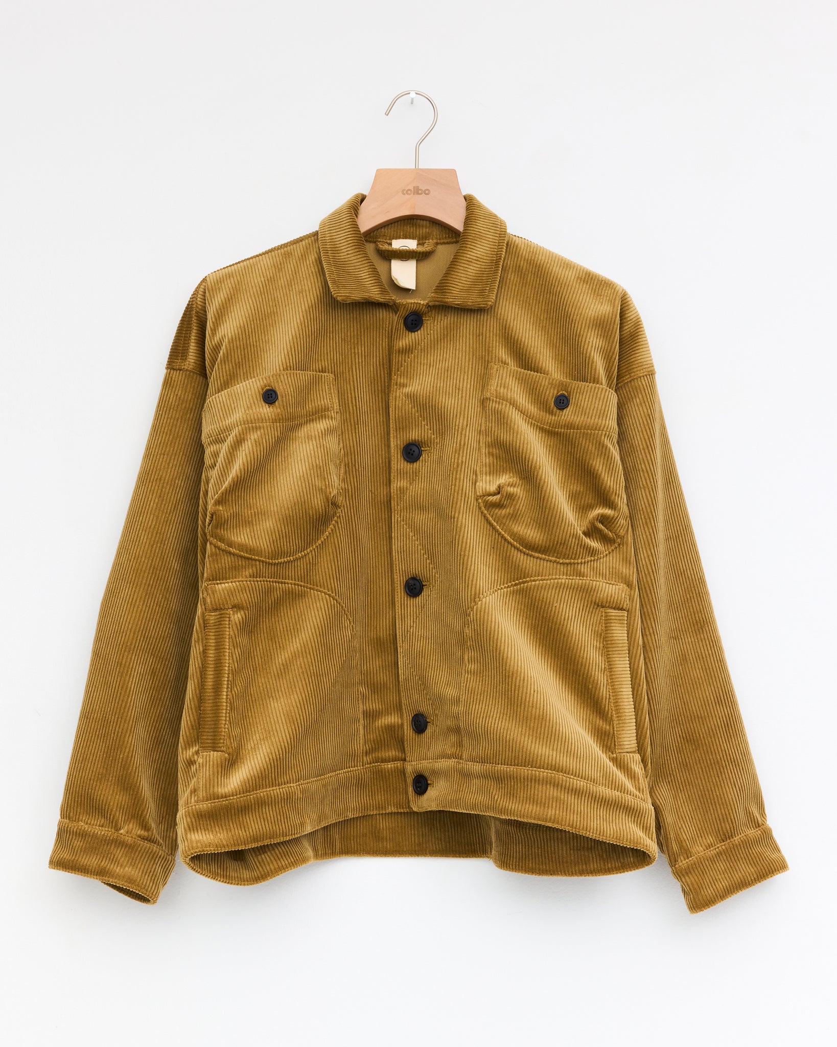 Heavy Corduroy Denim Jacket, Camel