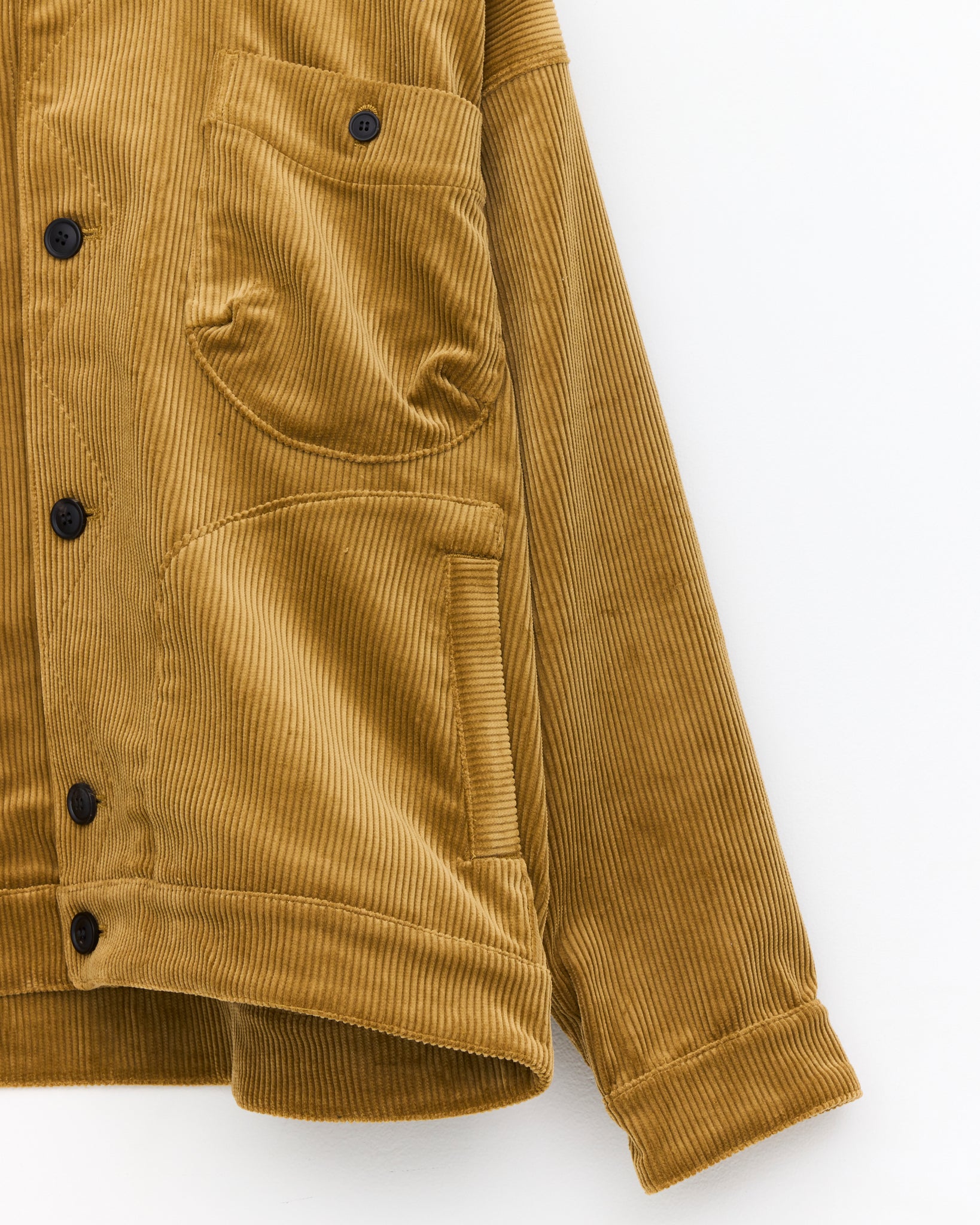 Heavy Corduroy Denim Jacket, Camel