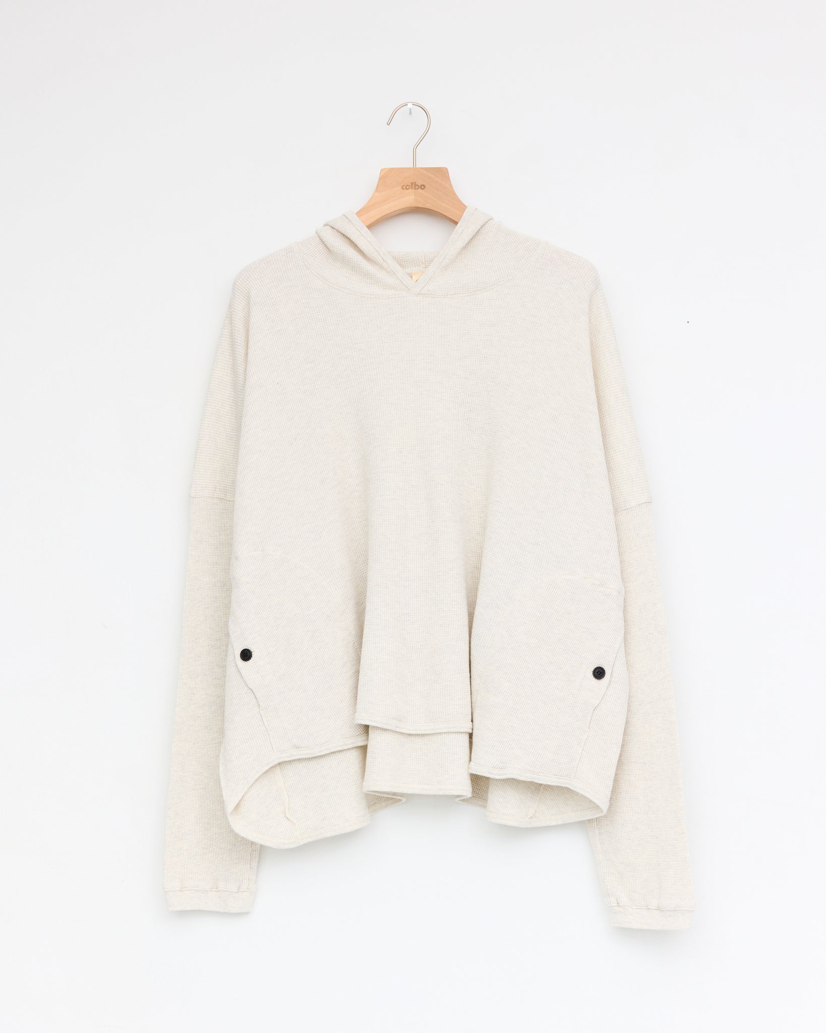 Wide Fit Hooded Waffle, Oatmeal