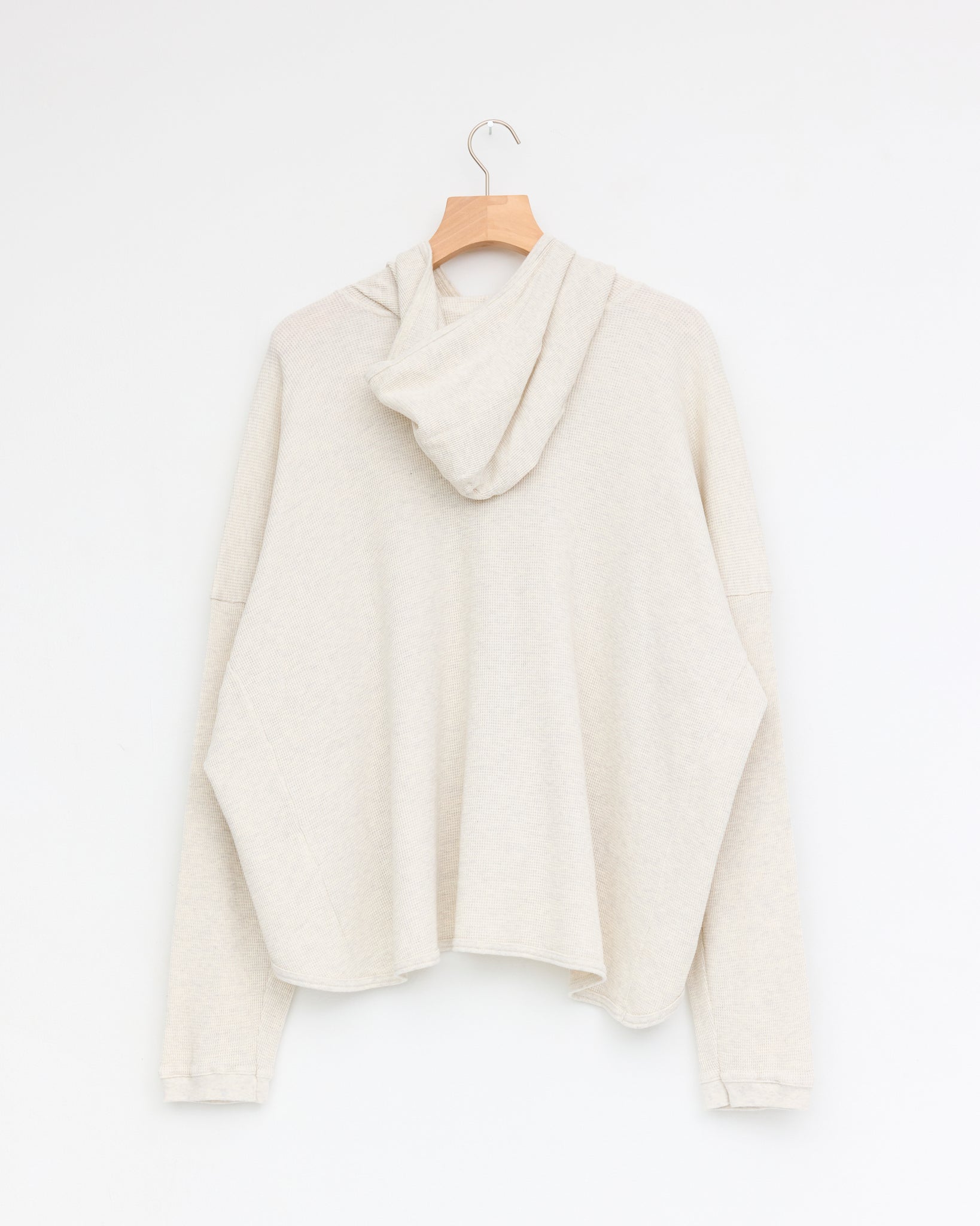 Wide Fit Hooded Waffle, Oatmeal
