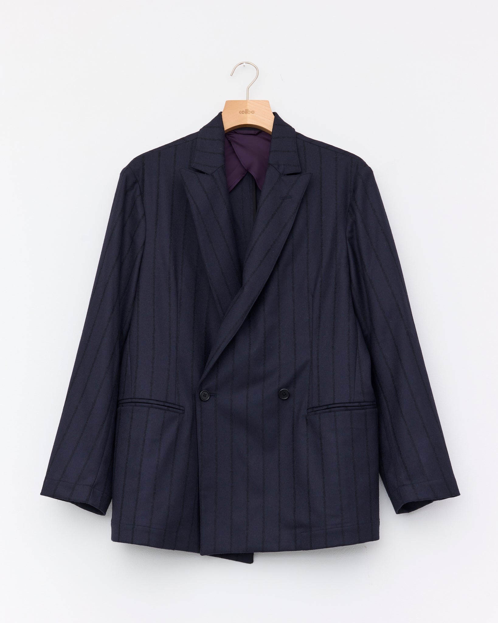 Darwin Blazer, Navy w Black Stripes