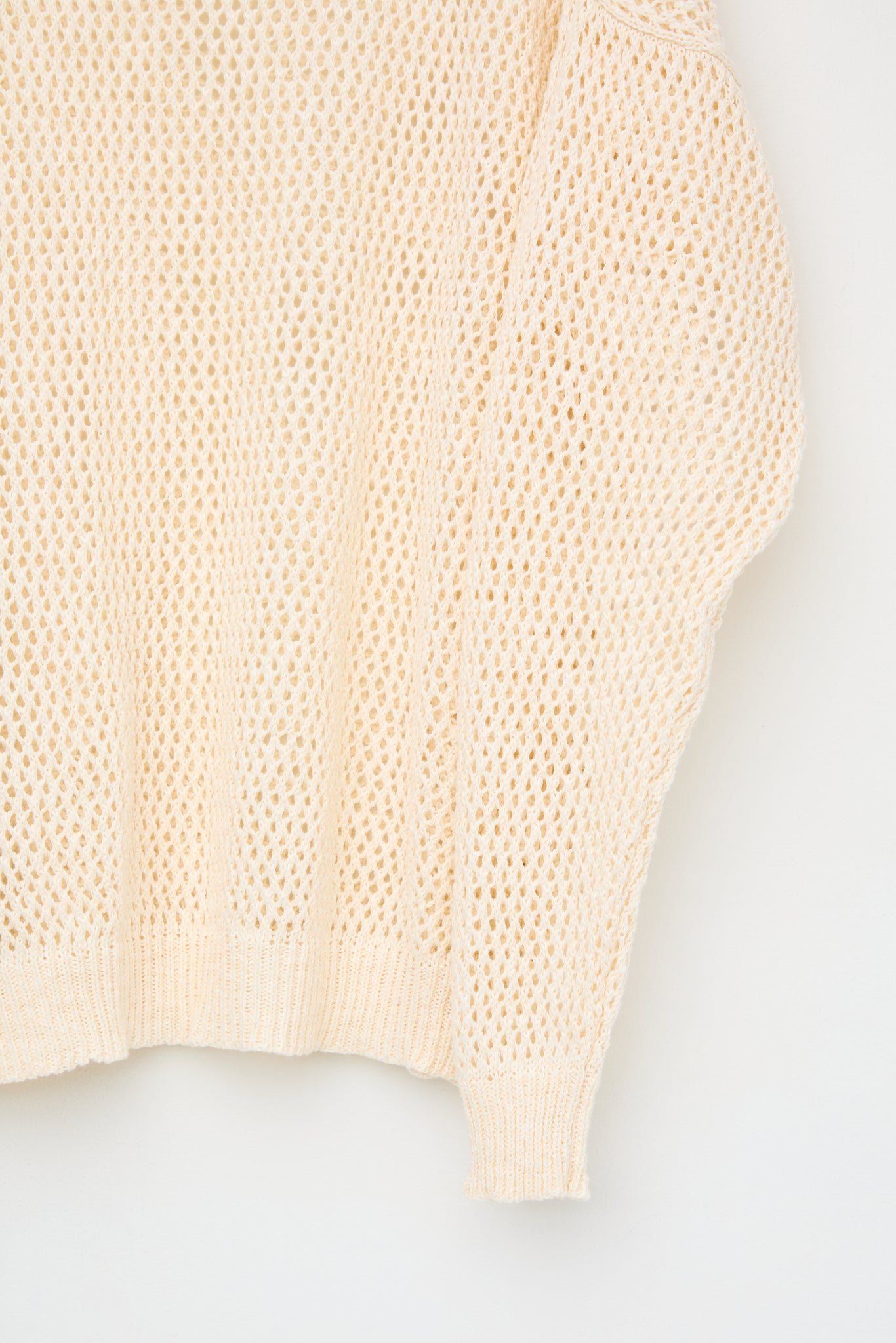 Open Knit Sweater, Natural