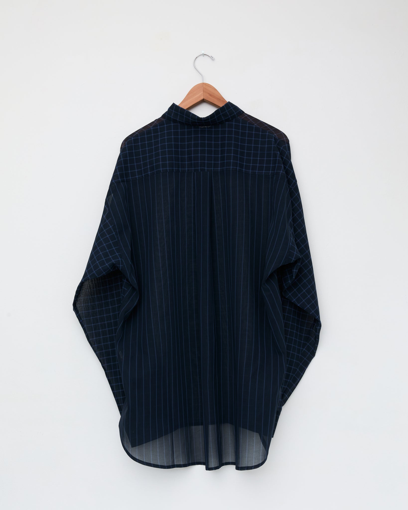 Chisholm Shirt, Navy / Cornflower Check