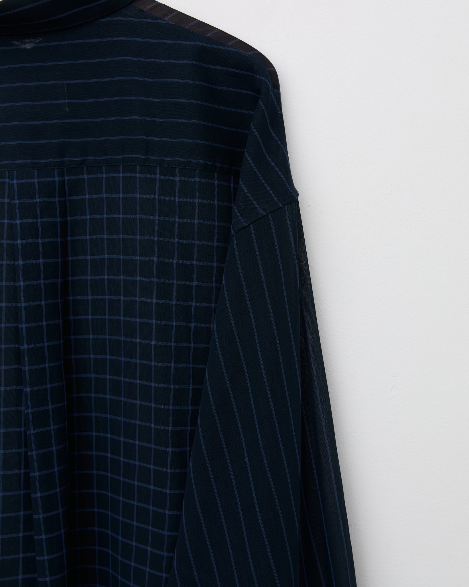 Chisholm Shirt, Navy / Cornflower Stripe