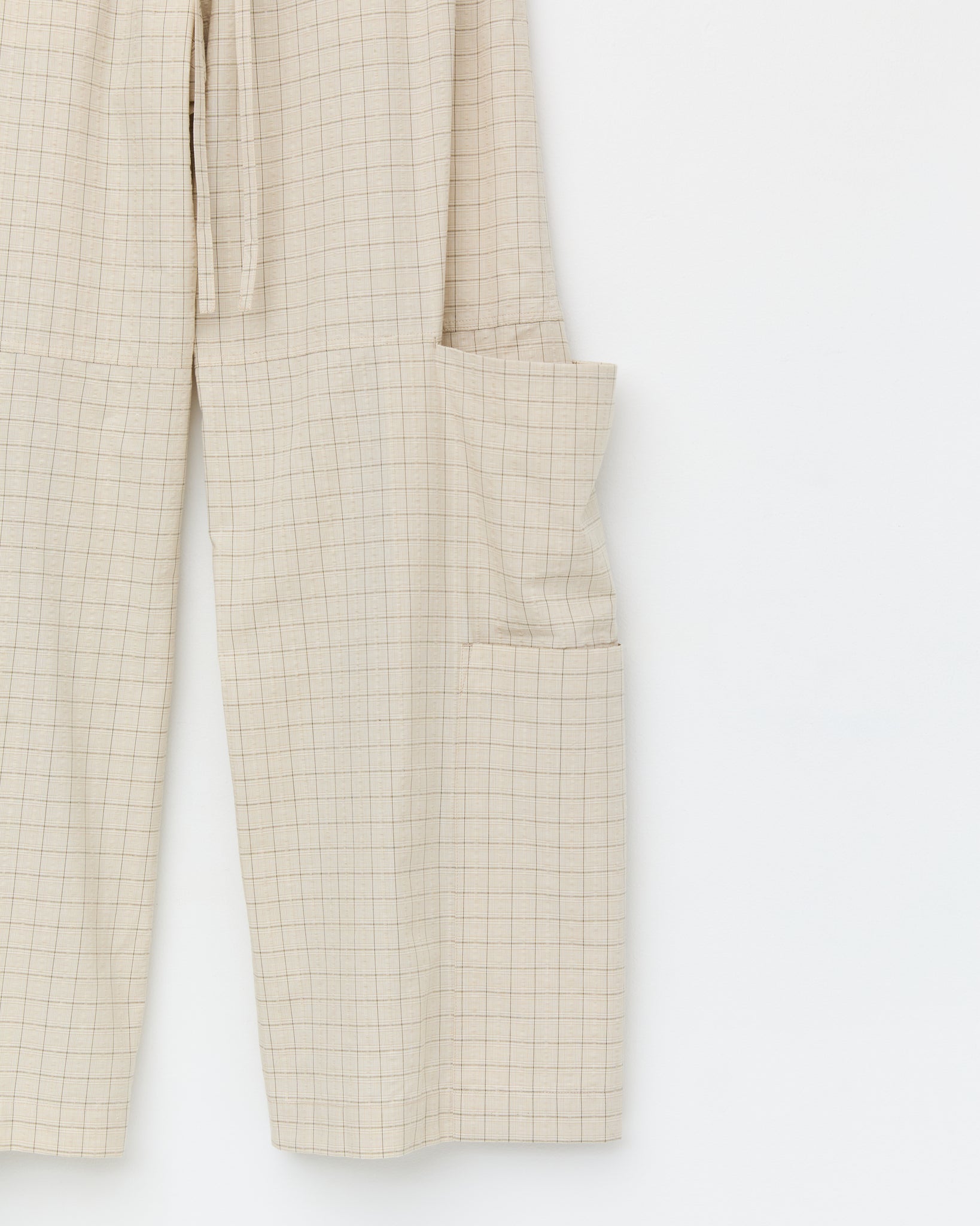 Parachute Trouser, Parchment Check