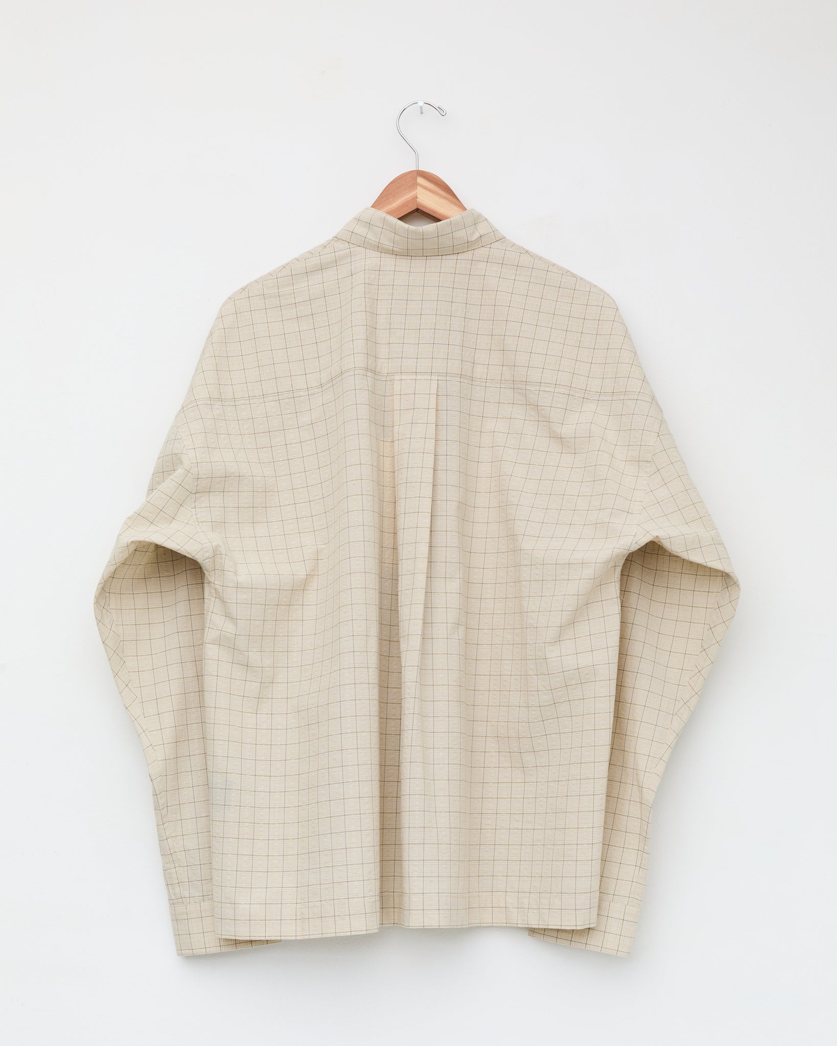 Pocket Parka Shirt, Parchment Check