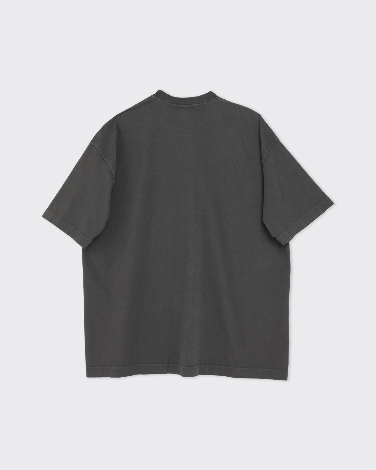 Colbo heavyweight T-shirt in ocean cotton, back, flat lay