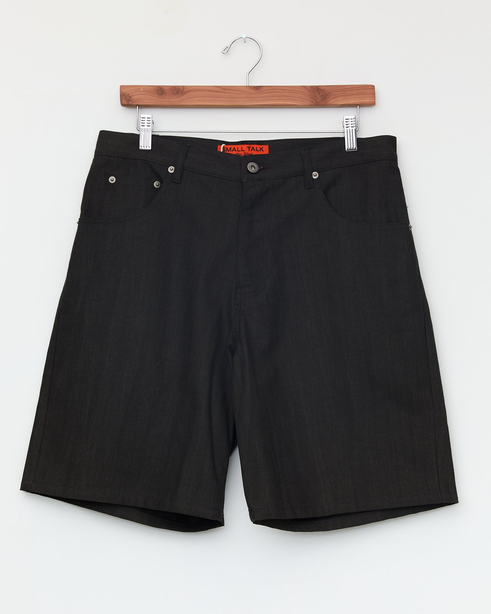 Canvas Jean Shorts, Sumi Dye Brown