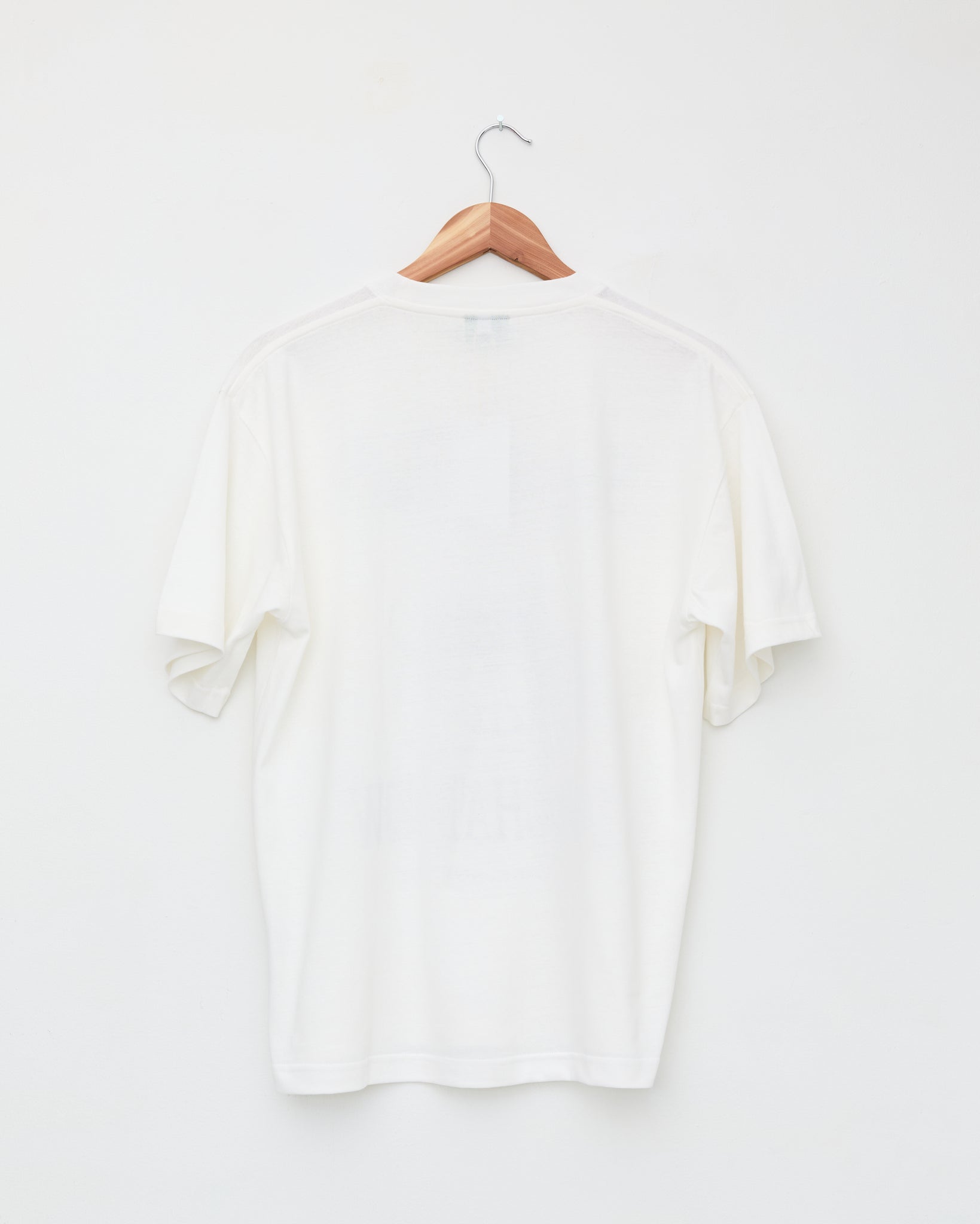 S/S Printed Tee: Small Talk Hotline, White/Hotline Black