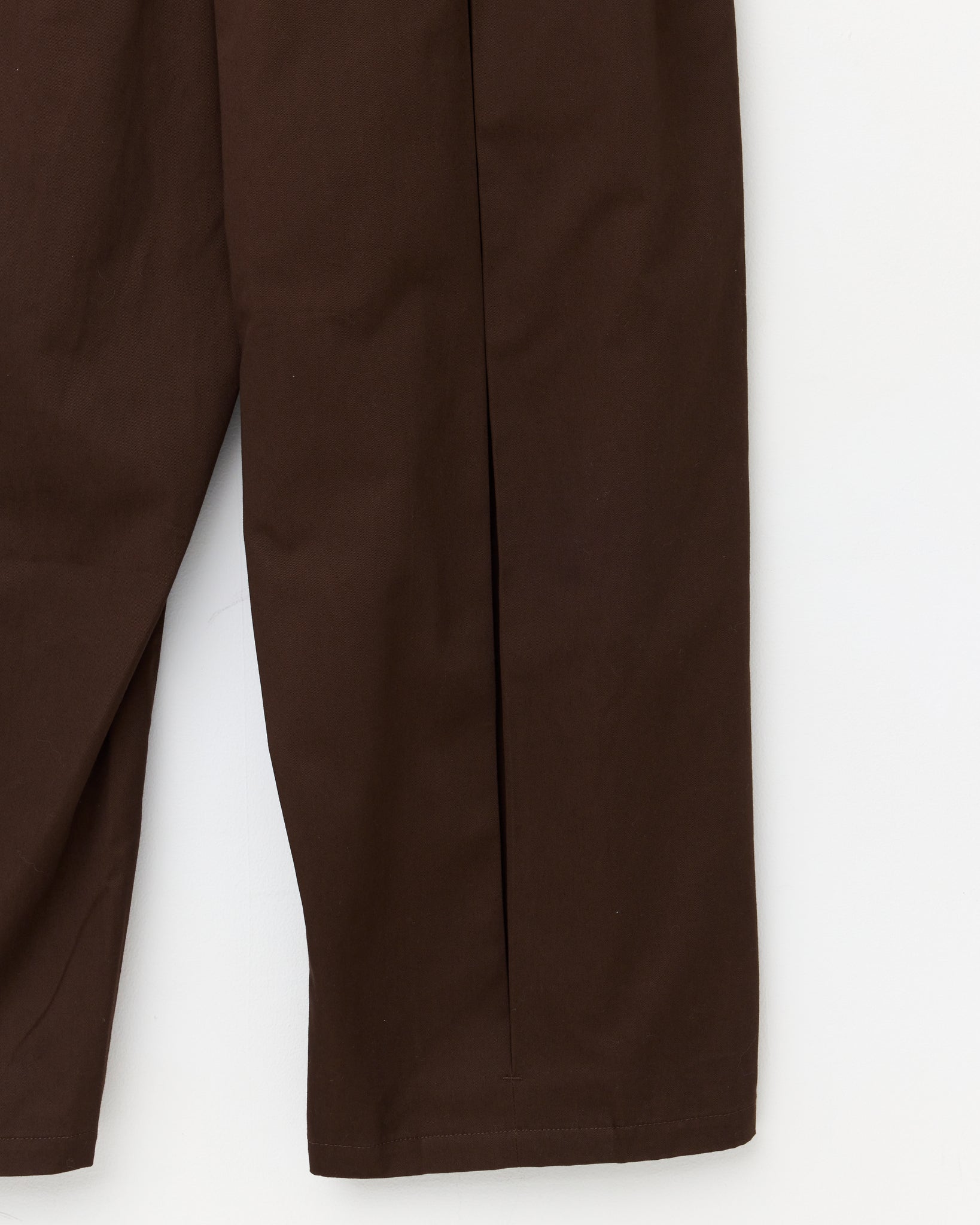 Box Pleat Trouser, Brown