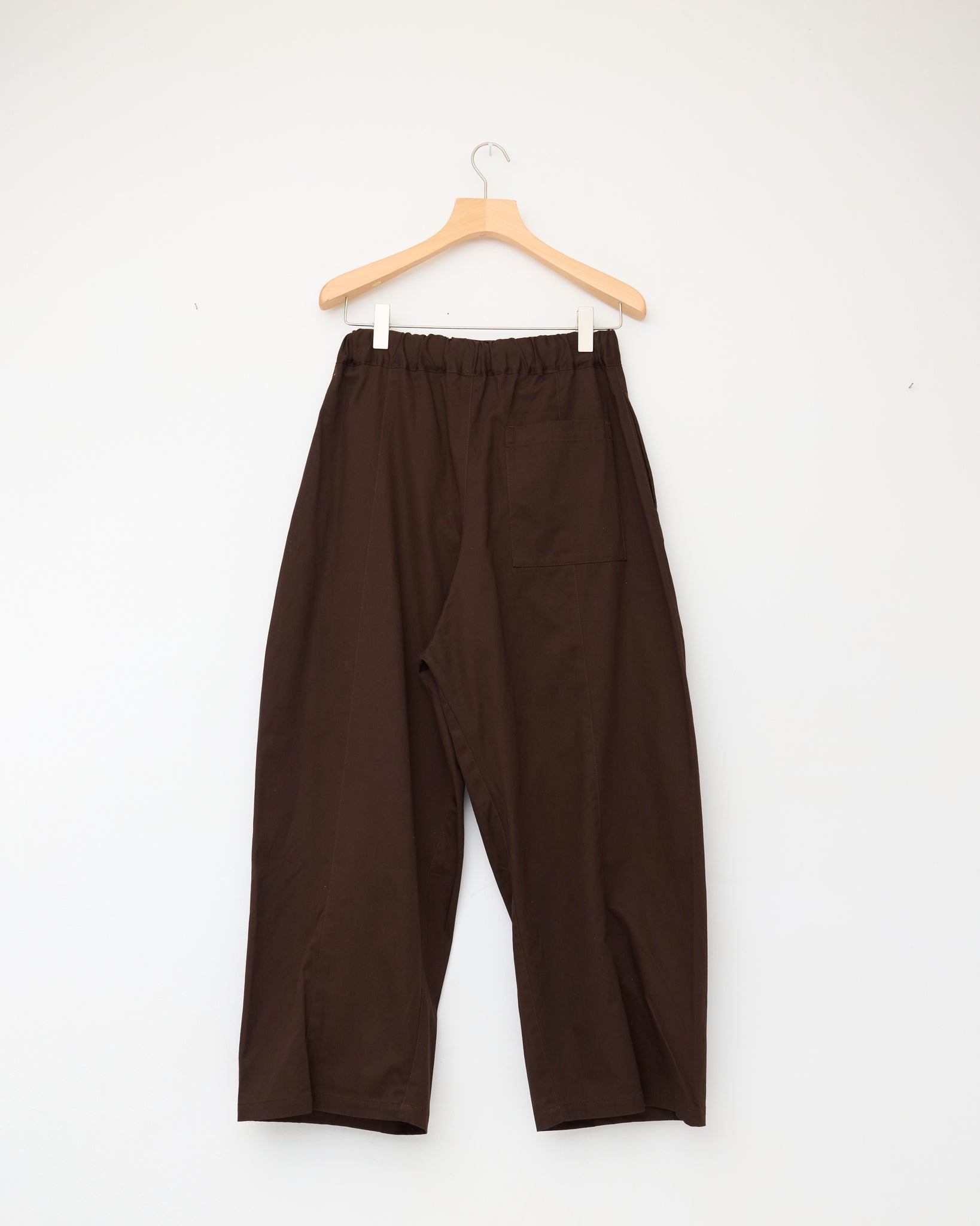 Box Pleat Trouser, Brown