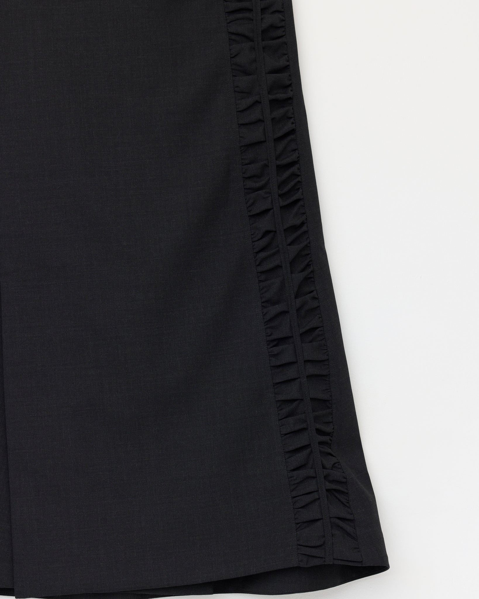 Fossil Wrap Skirt, Charcoal