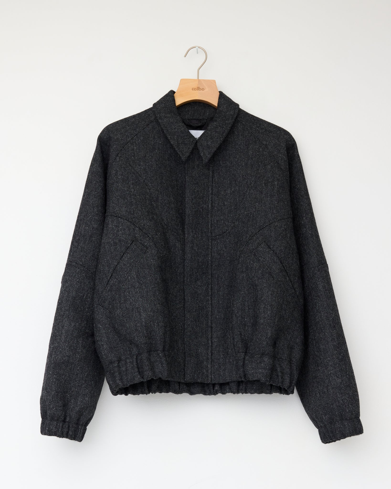Jiji Jacket, Dark Grey Herringbone