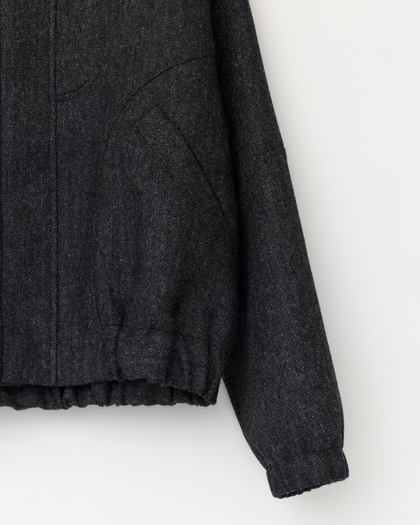 Jiji Jacket, Dark Grey Herringbone
