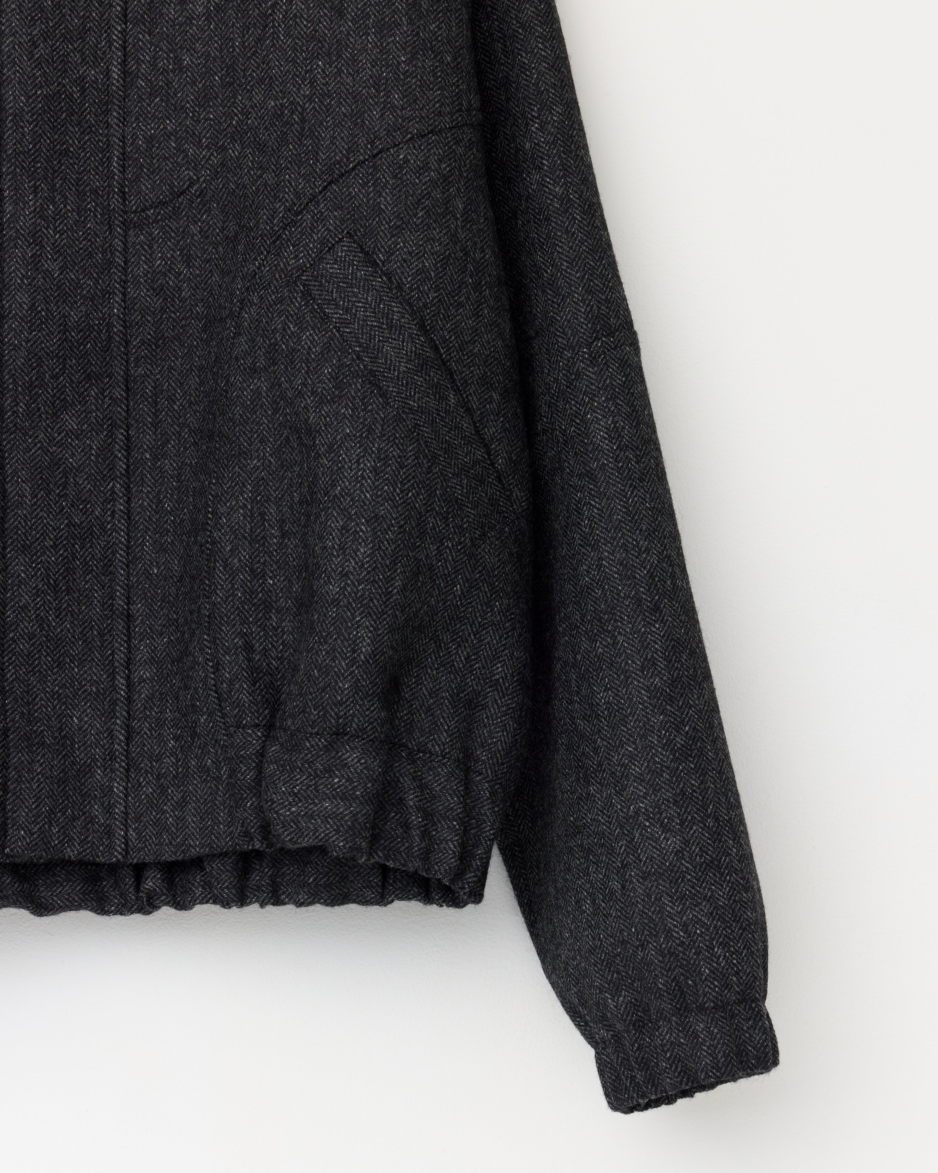 Sage NATION jiji jacket グレー SAGE NATION: Gray Jiji Jacket | SSENSE