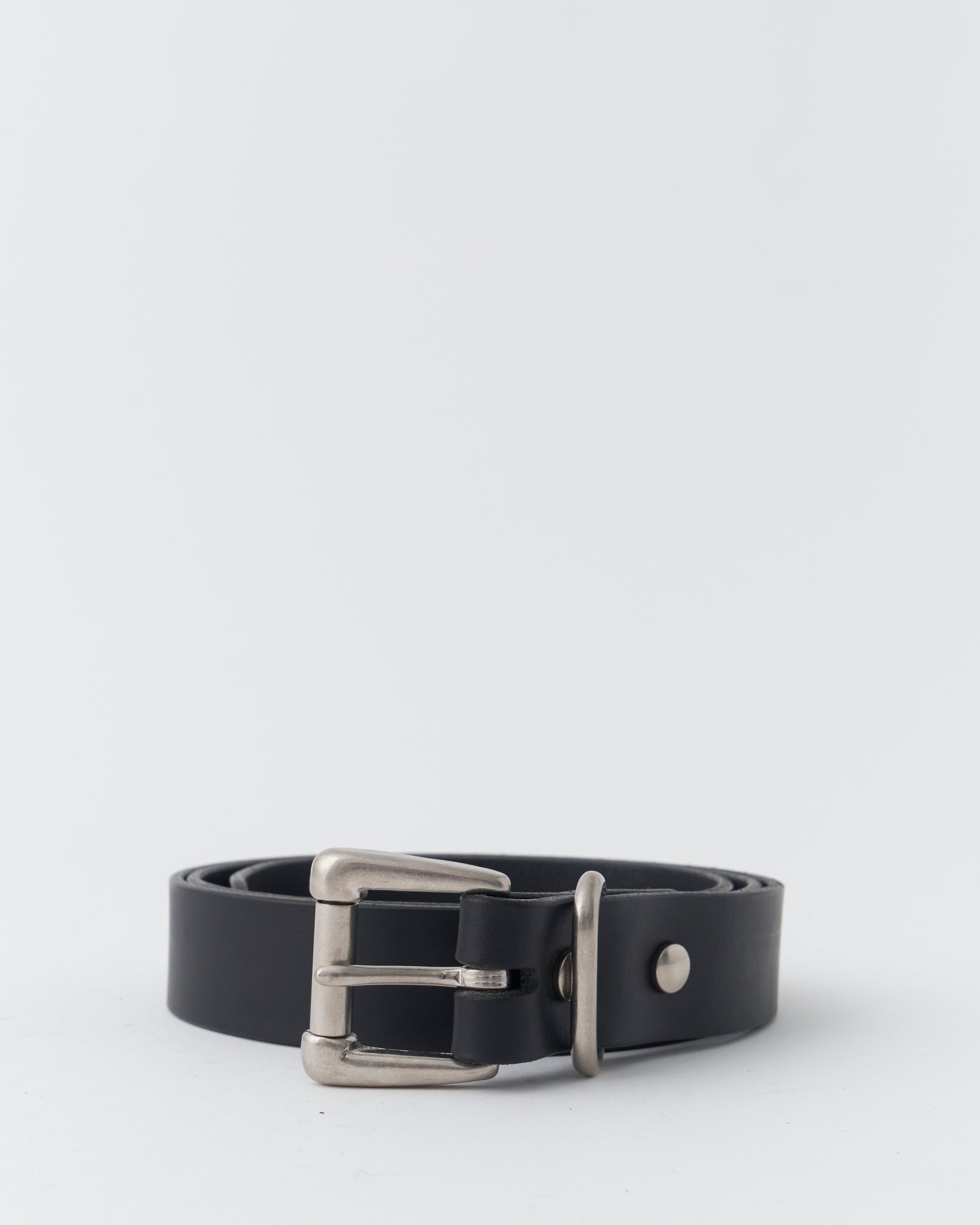 Standard Belt Wide, Black × Silver