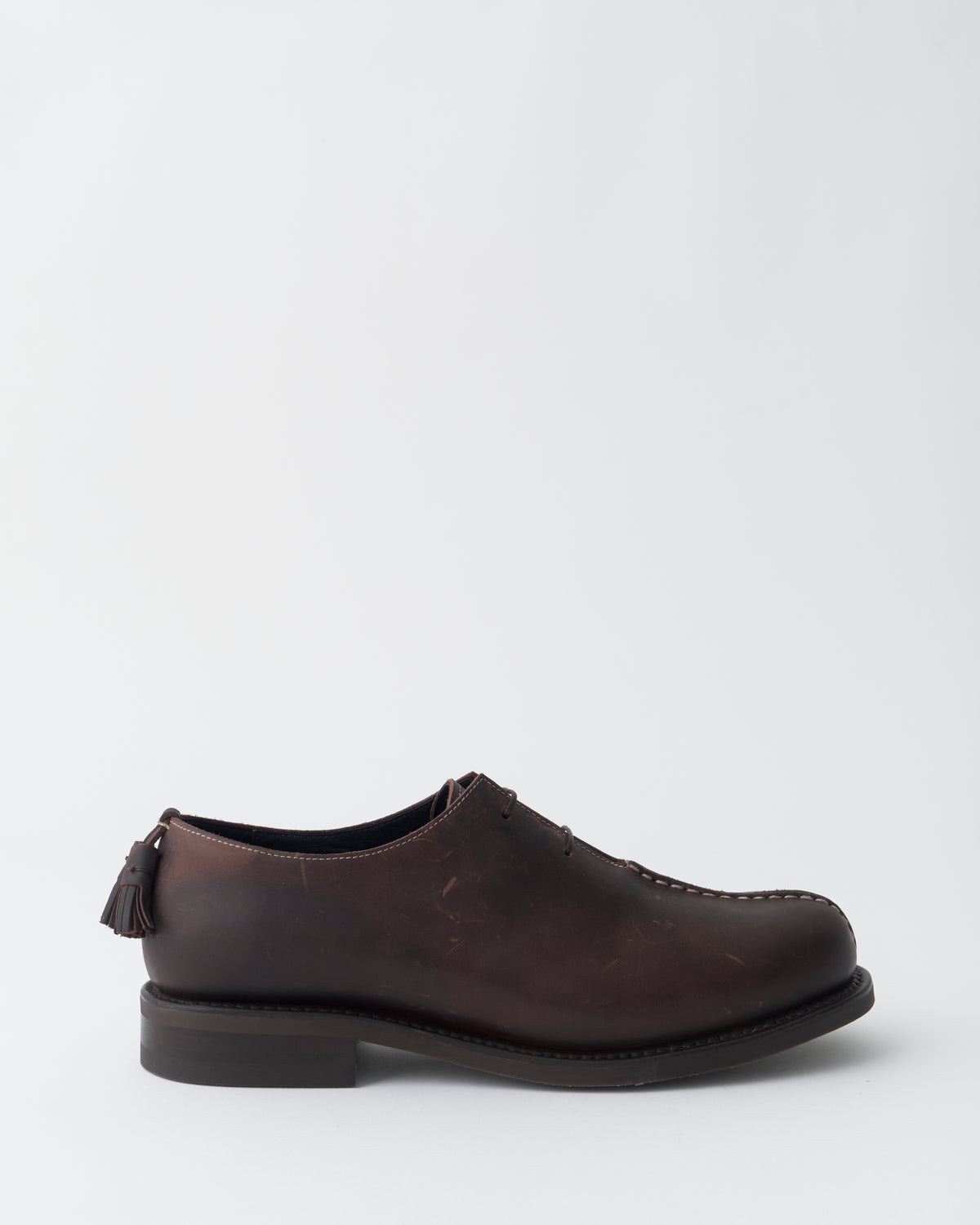 An Irrational Element World Rover Shoe Leather in chestnut, side view
