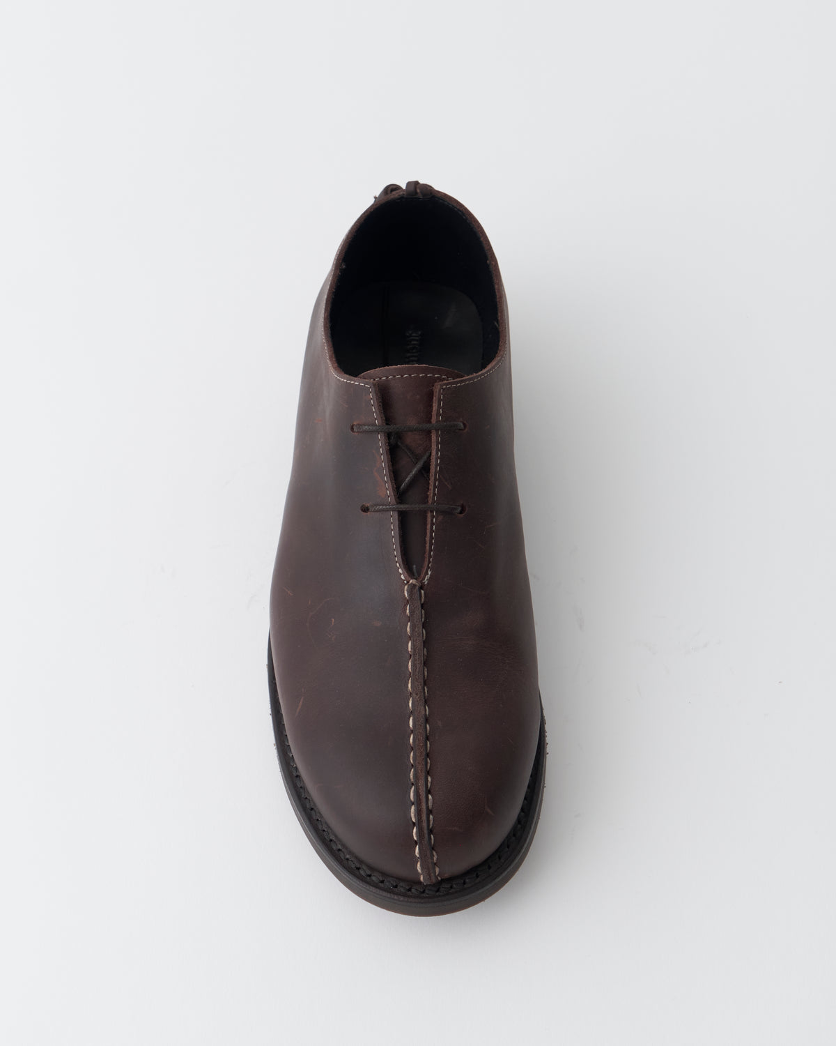 An Irrational Element World Rover Shoe Leather in chestnut, top view