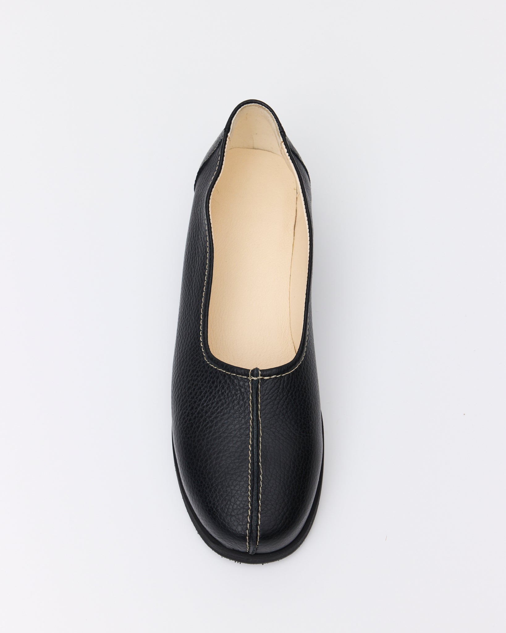 Simple Slip On Leather, Black