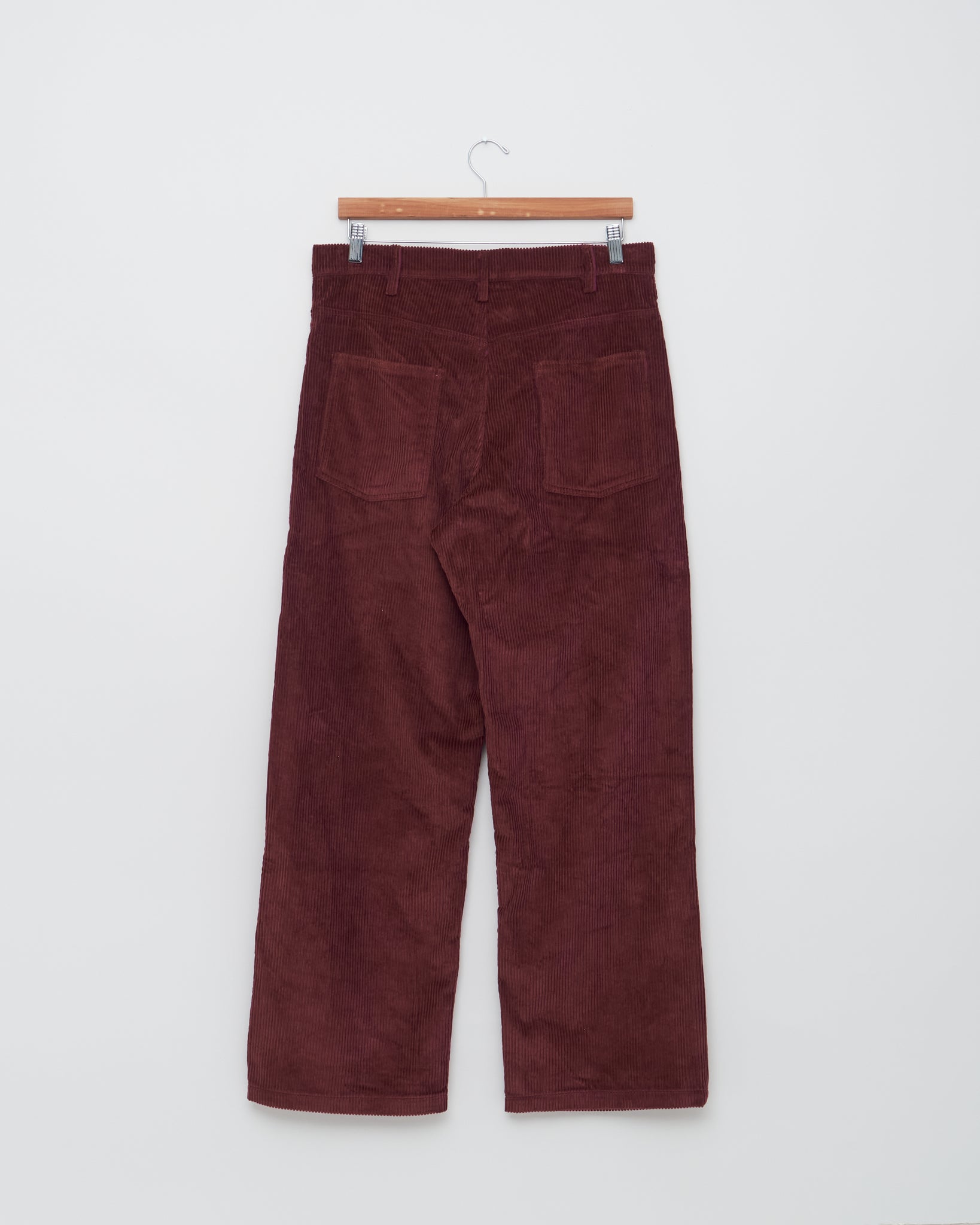 Jean Cut Trouser, Maroon